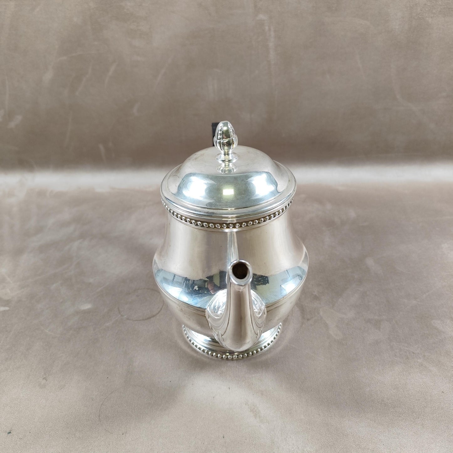 Théière verseuse en métal argenté Ercuis Made in France 1900