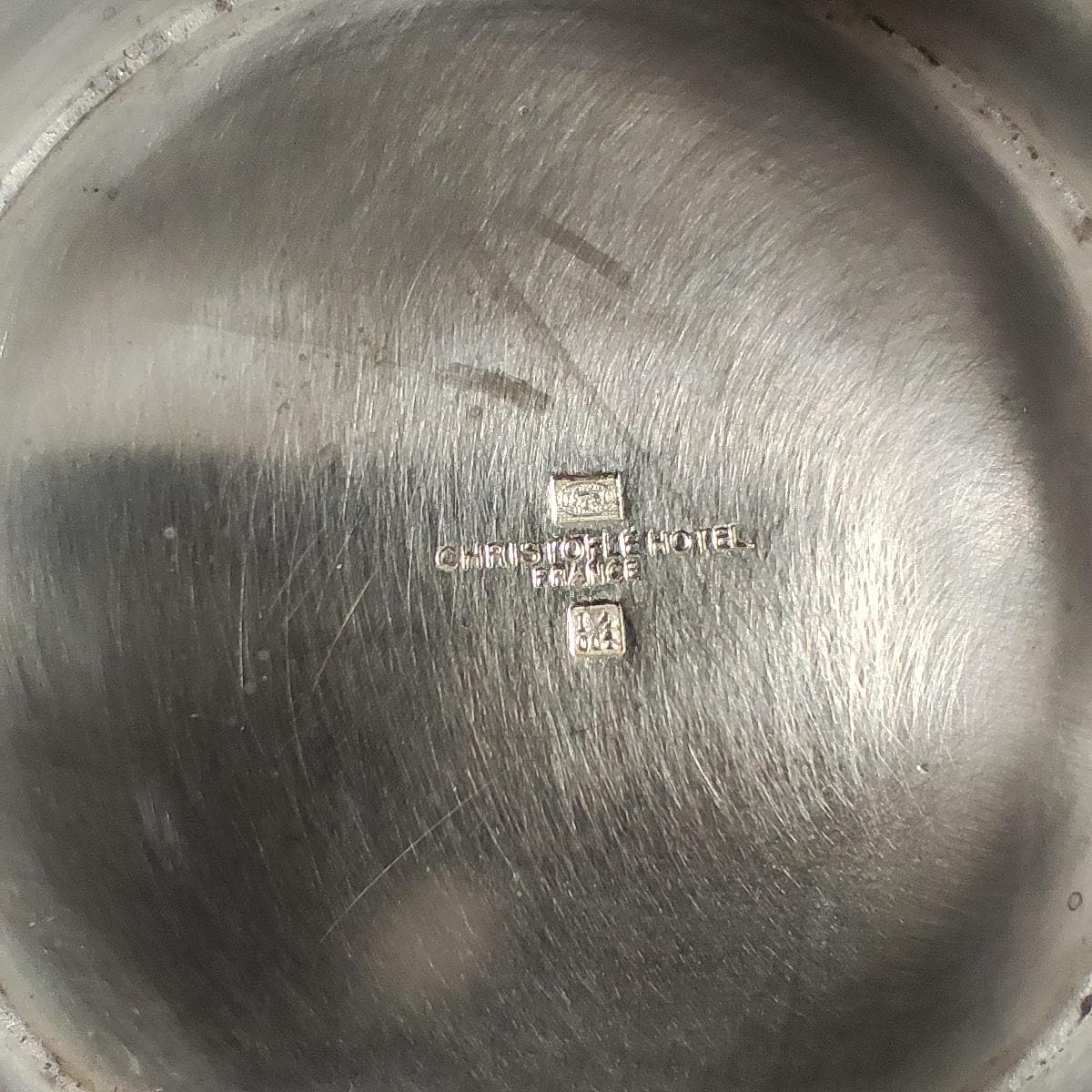 Cafetière verseuse en métal argenté Christofle Made in France 1900