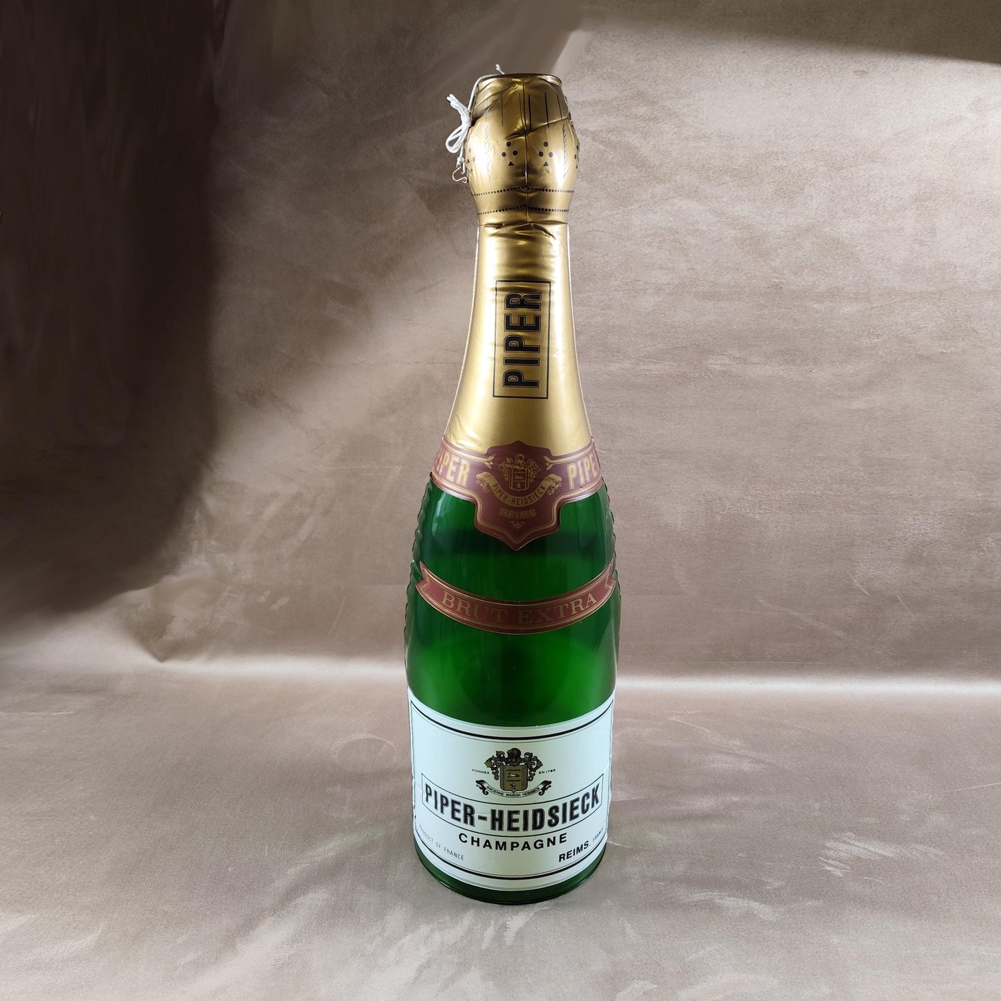 Bouteille de Champagne Gonflable XXL Piper-Heidsieck Made in France Vintage 1990