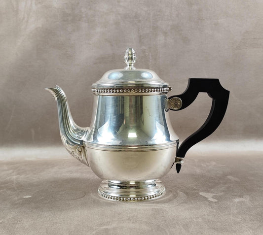 Théière verseuse en métal argenté Ercuis Made in France 1900