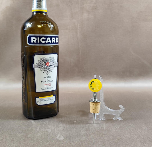 Bouchon de bouteille Ricard en plastique et métal Made in France Vintage 1980