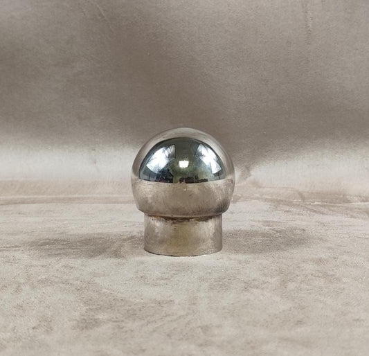 Bouchon stoppeur en métal argenté pour bouteille de champagne entamée Made in France Vintage 1970