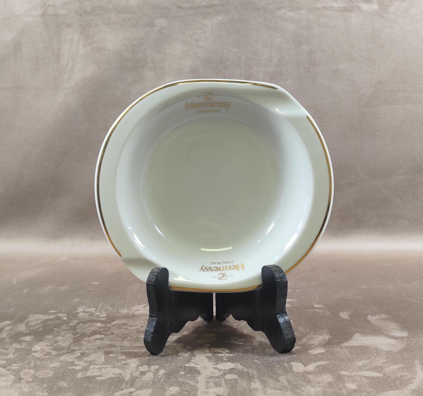 Cendrier XXL Cognac Hennessy en céramique par Bernardaud Limoges Made in France Vintage 1970