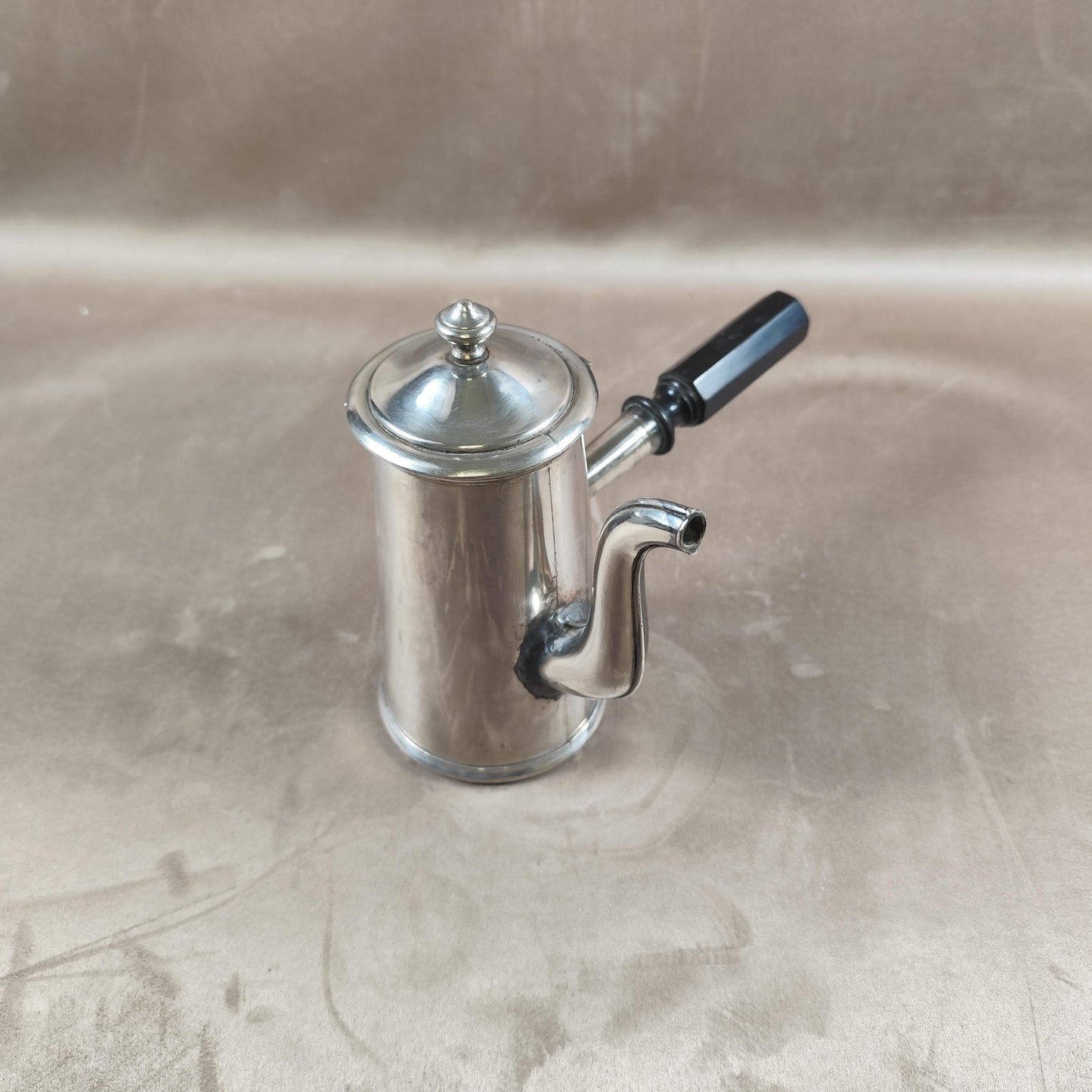 Cafetière verseuse en métal argenté avec Poinçon d'Orfèvre Made in France 1900