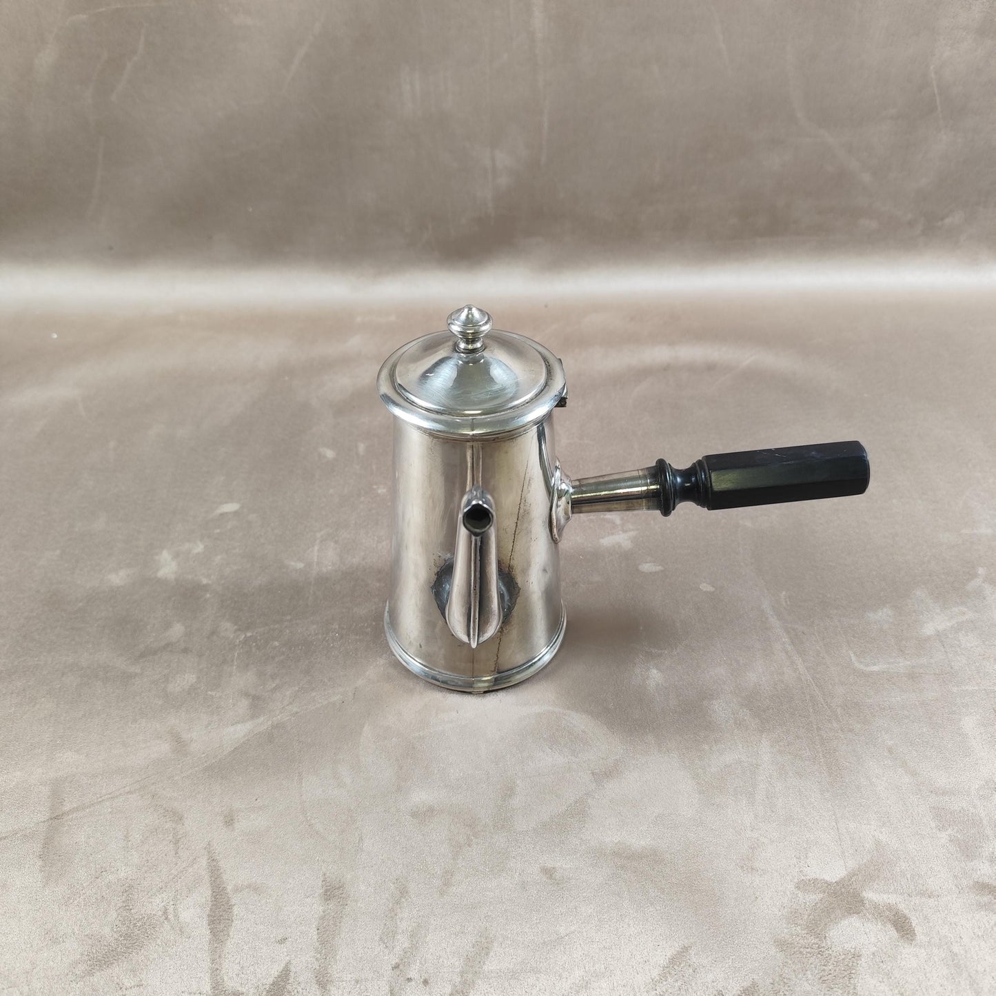 Cafetière verseuse en métal argenté avec Poinçon d'Orfèvre Made in France 1900