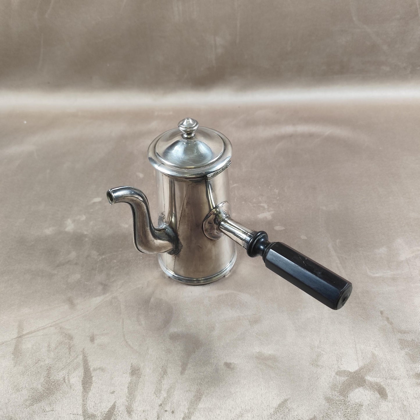 Cafetière verseuse en métal argenté avec Poinçon d'Orfèvre Made in France 1900