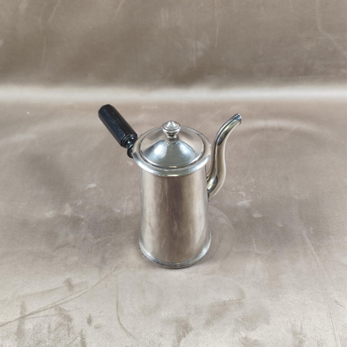 Cafetière verseuse en métal argenté avec Poinçon d'Orfèvre Made in France 1900