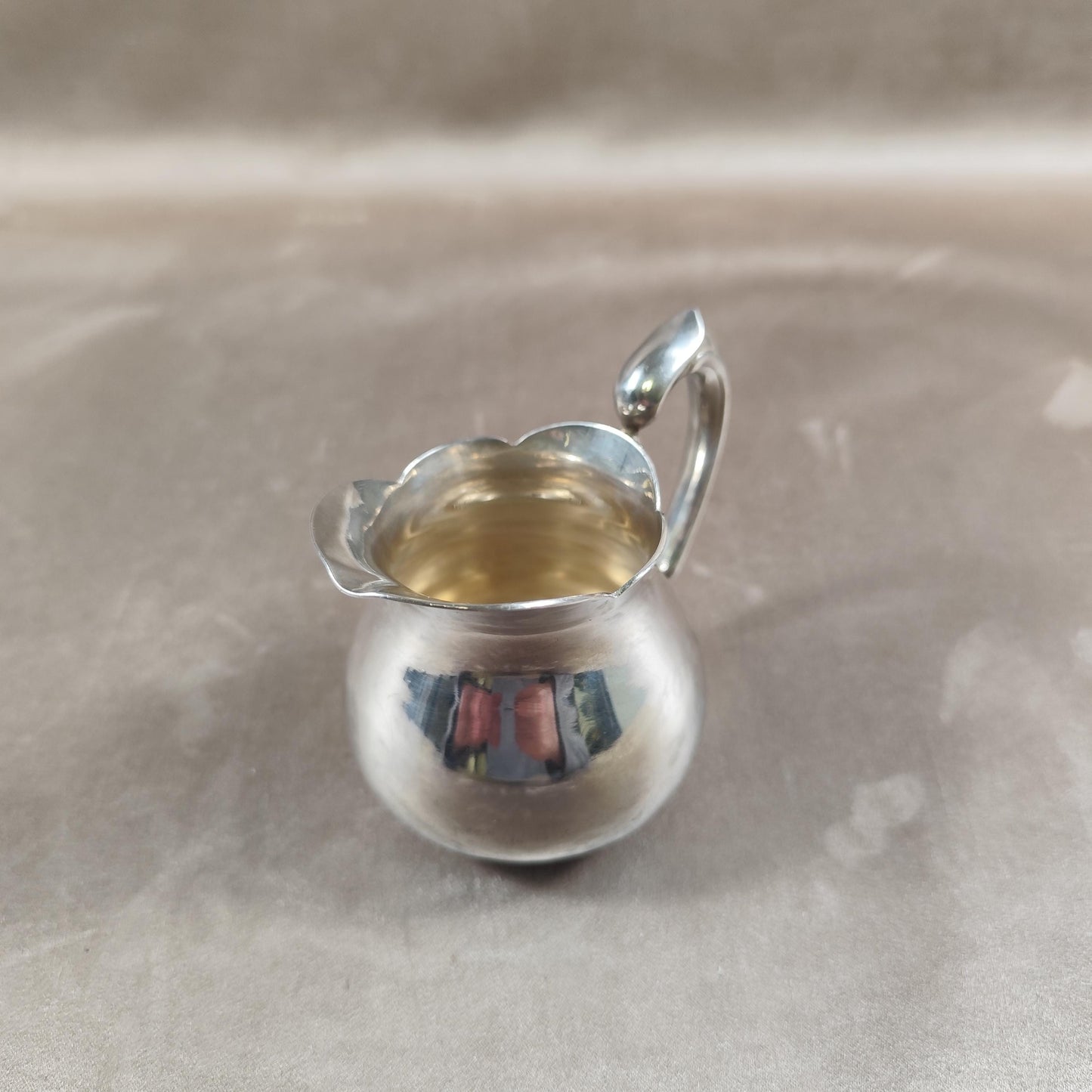 Pichet pot à lait en métal argenté Christofle Made in France Vintage 1960