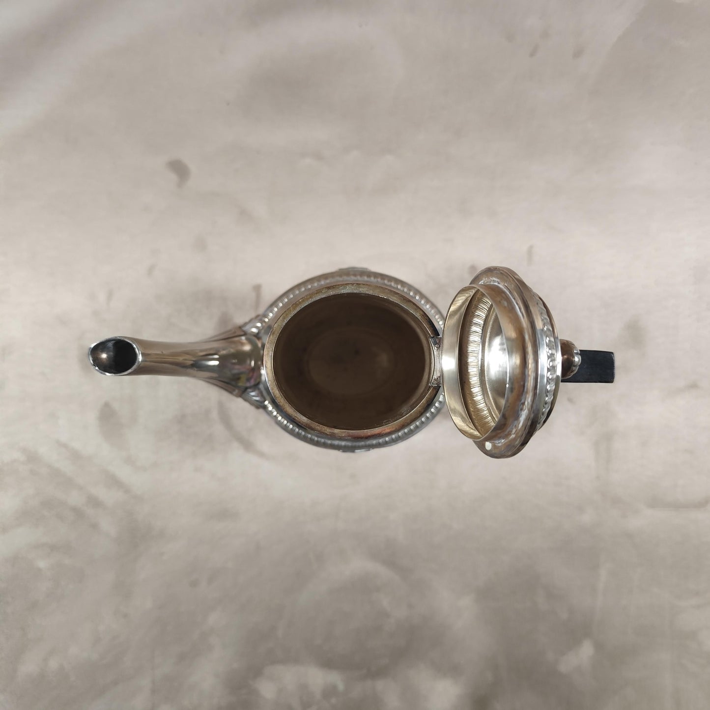 Cafetière verseuse en métal argenté Christofle Gallia modèle Vendome Made in France 1900