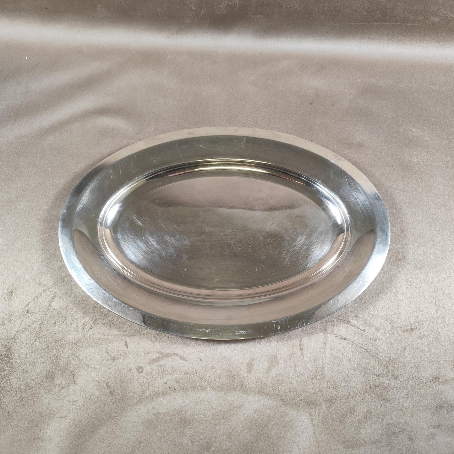 VERY RARE Plat Christofle modèle Albi en Métal Argenté avec Poinçon d'Orfèvre Made in France Vintage 1900