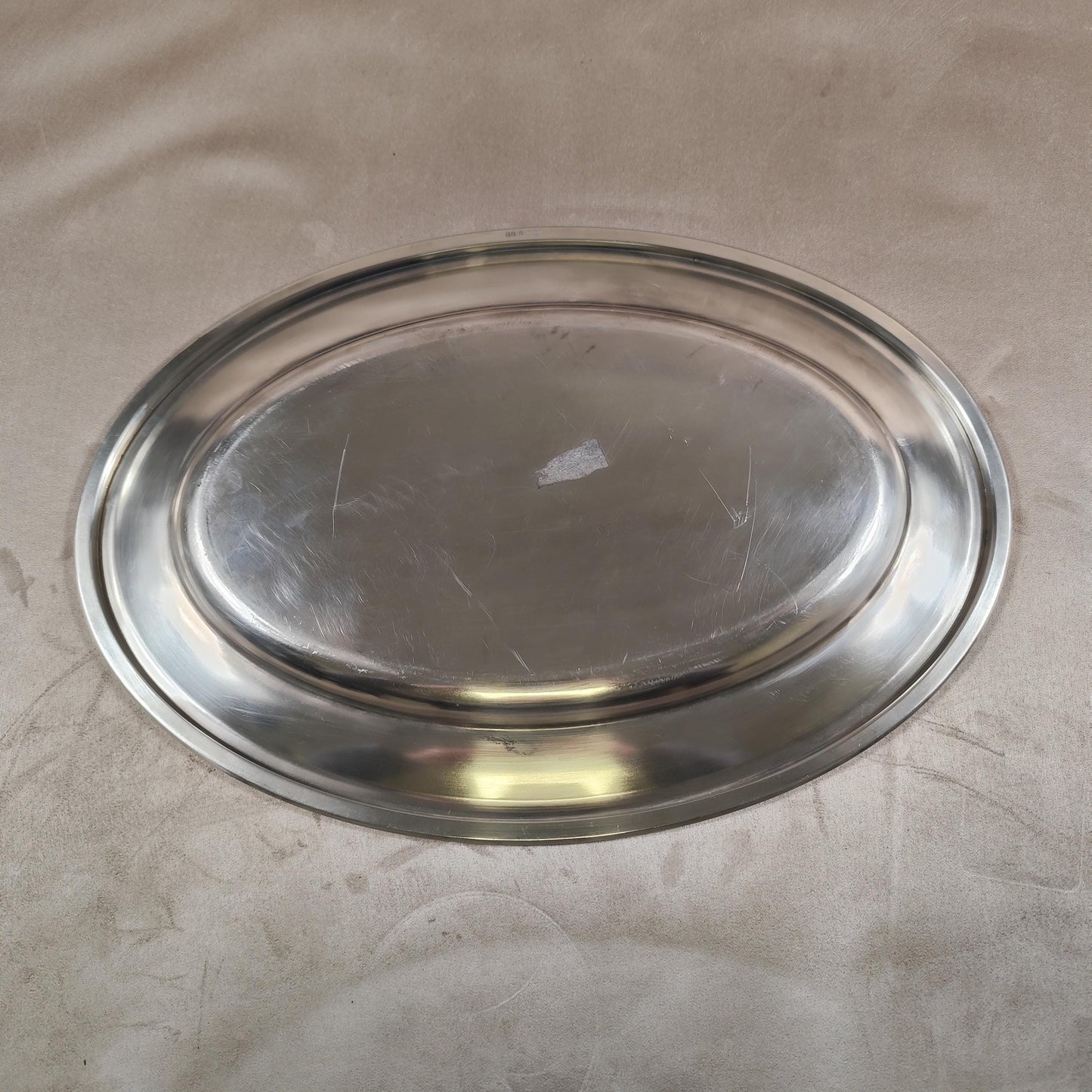 VERY RARE Plat Christofle modèle Albi en Métal Argenté avec Poinçon d'Orfèvre Made in France Vintage 1900