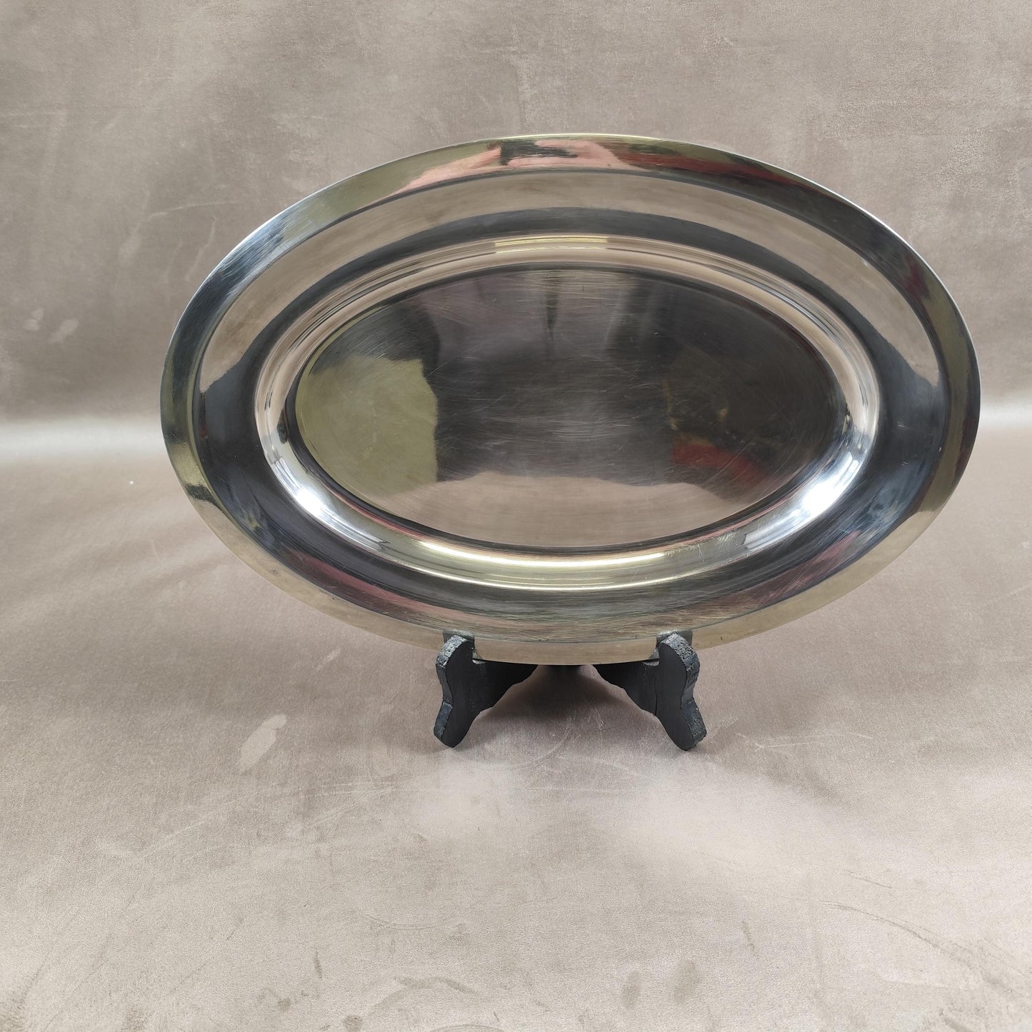 VERY RARE Plat Christofle modèle Albi en Métal Argenté avec Poinçon d'Orfèvre Made in France Vintage 1900