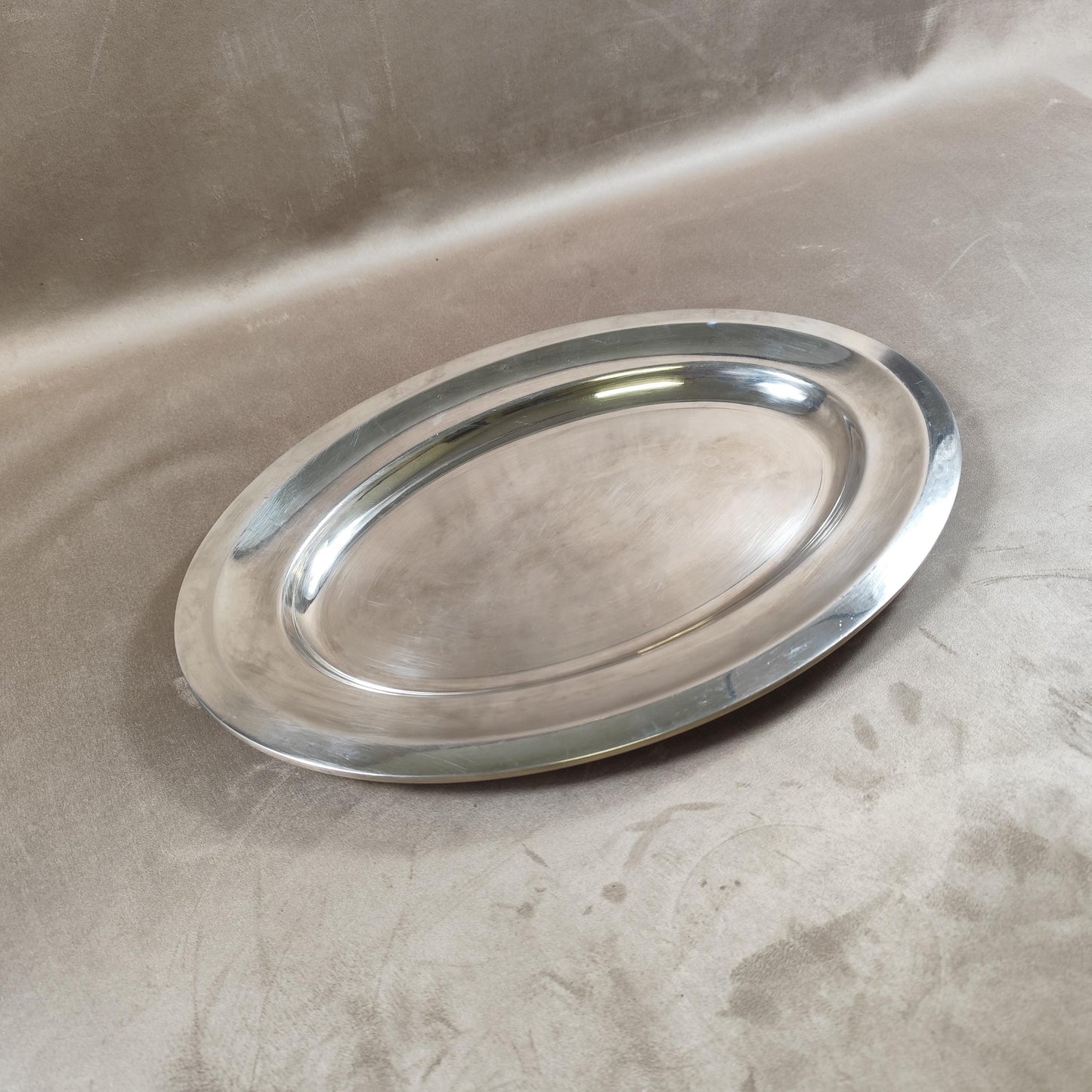 VERY RARE Plat Christofle modèle Albi en Métal Argenté avec Poinçon d'Orfèvre Made in France Vintage 1900