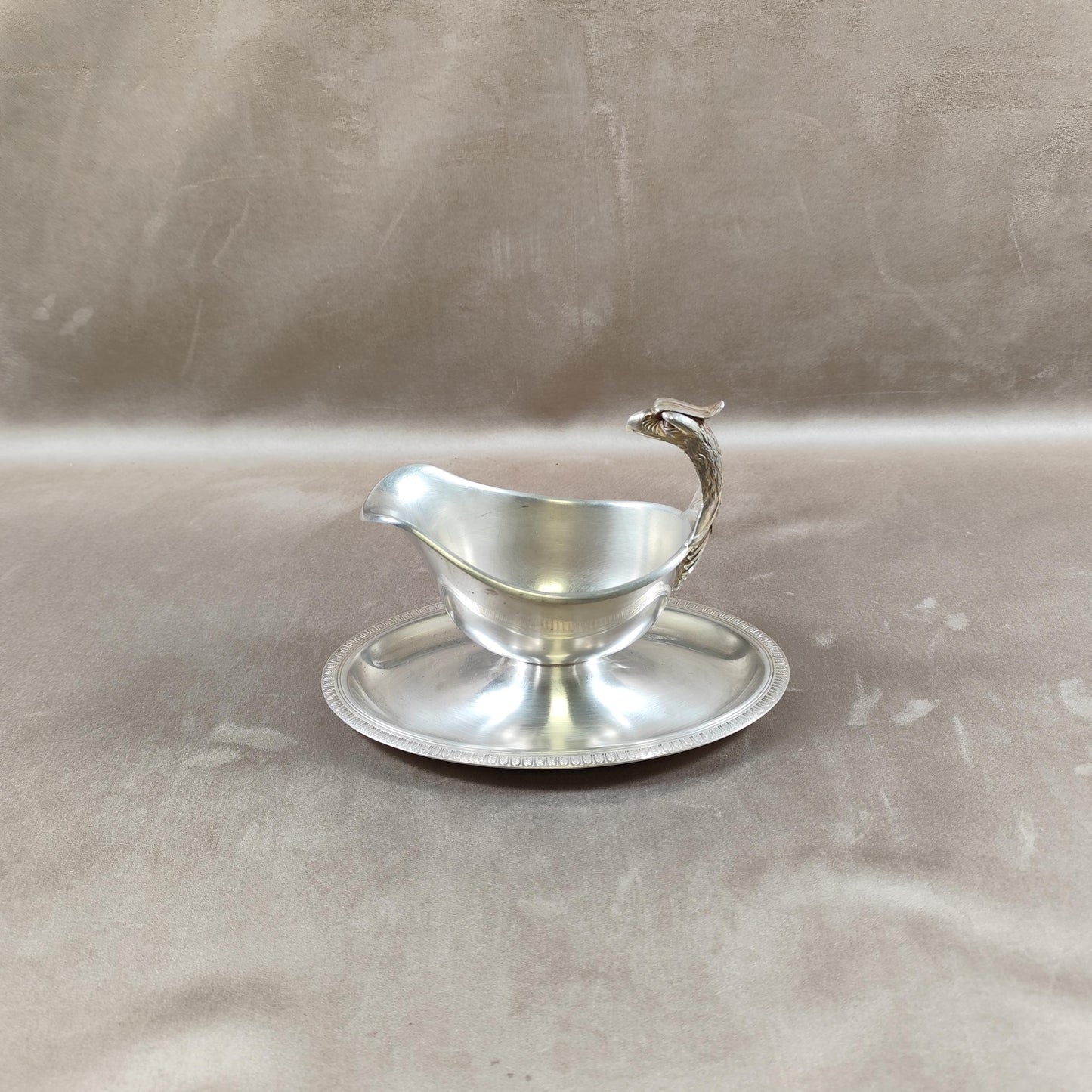 VERY RARE Saucière Christofle Aigle modèle Malmaison style Empire en Métal Argenté Made in France Vintage 1900