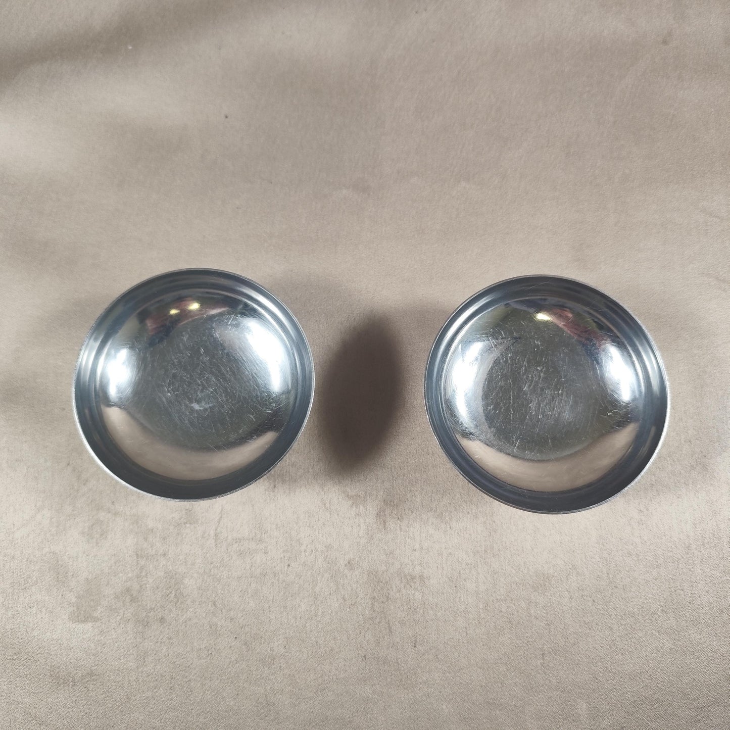 Ensemble de 2 coupes à glace en Inox Made in France Vintage 1980