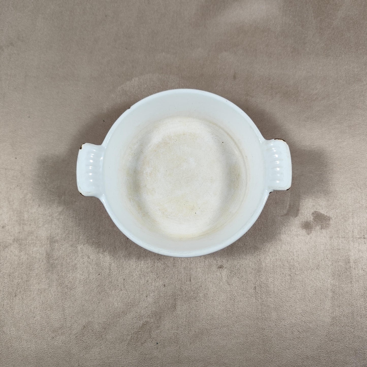 Plat en fonte orange Le Creuset Made in France Vintage 1980