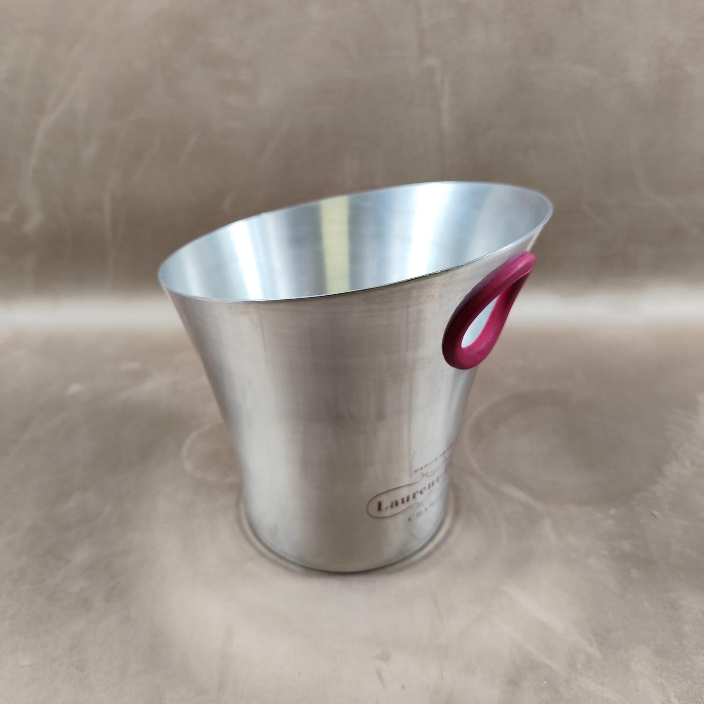 Seau à Champagne en aluminium Laurent-Perrier par Argit Made in France Vintage 1990