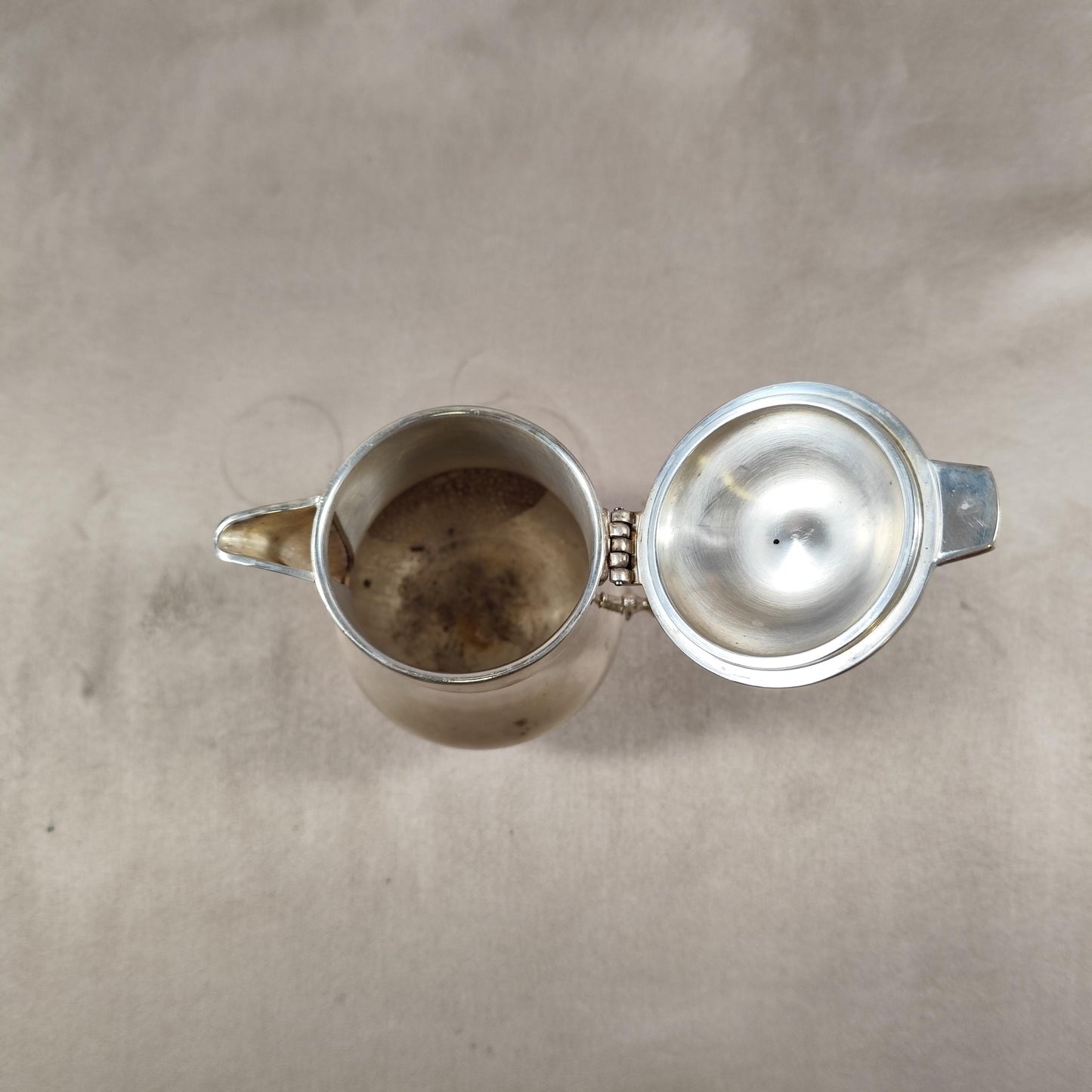 Cafetière verseuse en métal argenté Christofle Made in France 1900