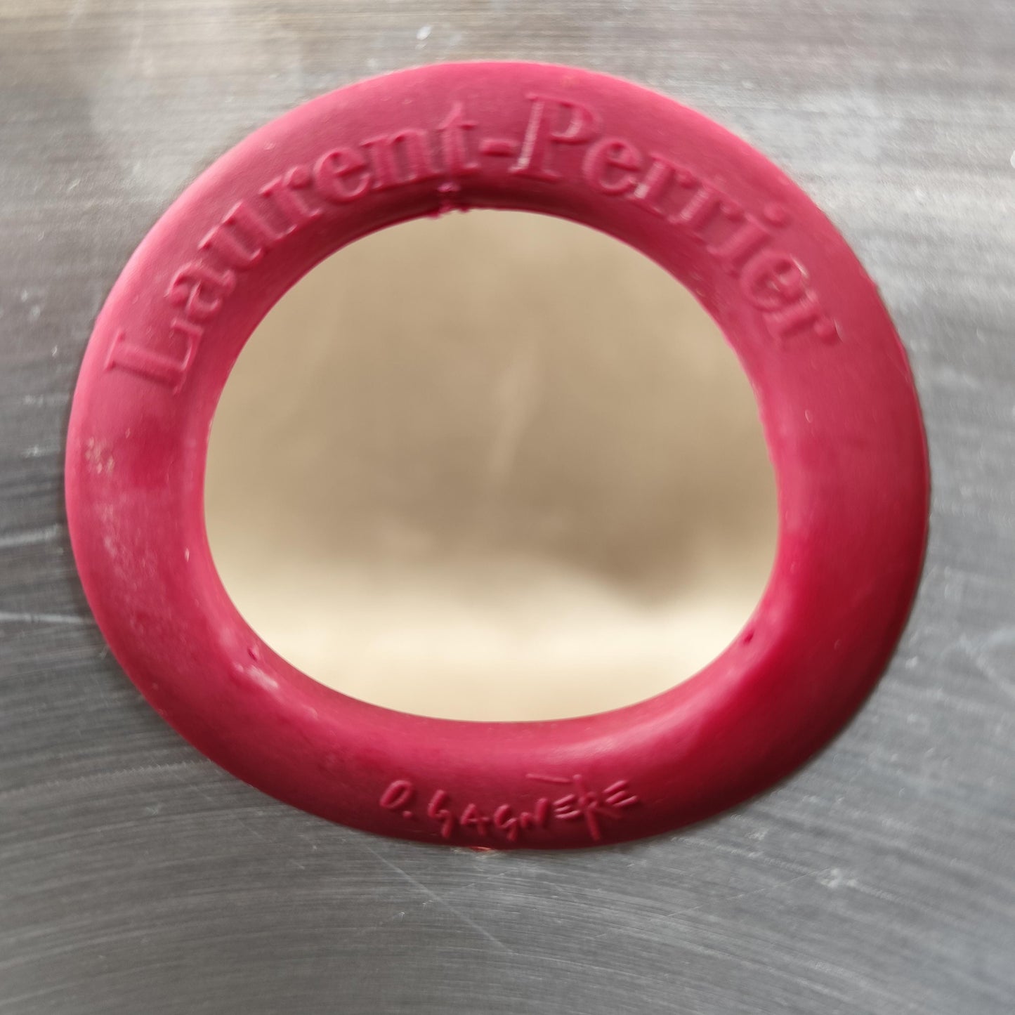 Seau à Champagne en aluminium Laurent-Perrier par Argit Made in France Vintage 1990