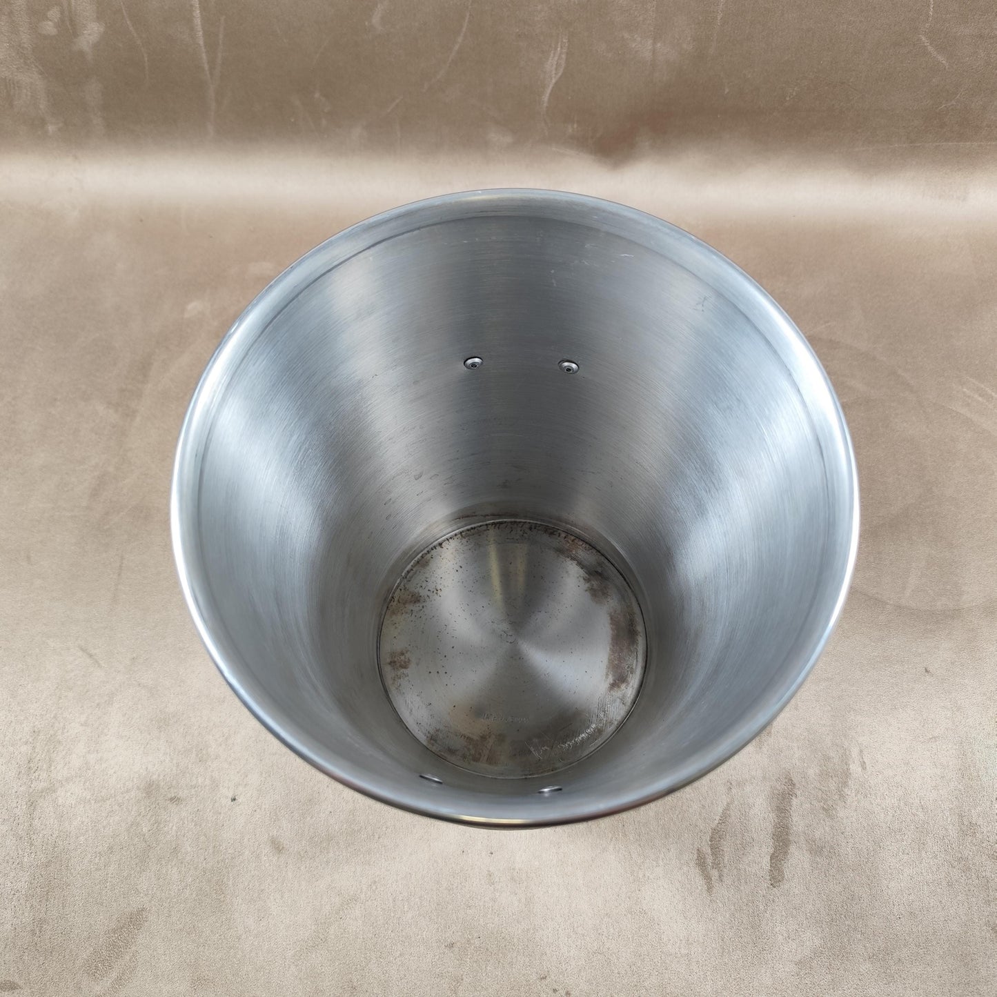 Seau à champagne DEUTZ en inox | Seau publicitaire vintage bistrot | Made in France | Années 1980