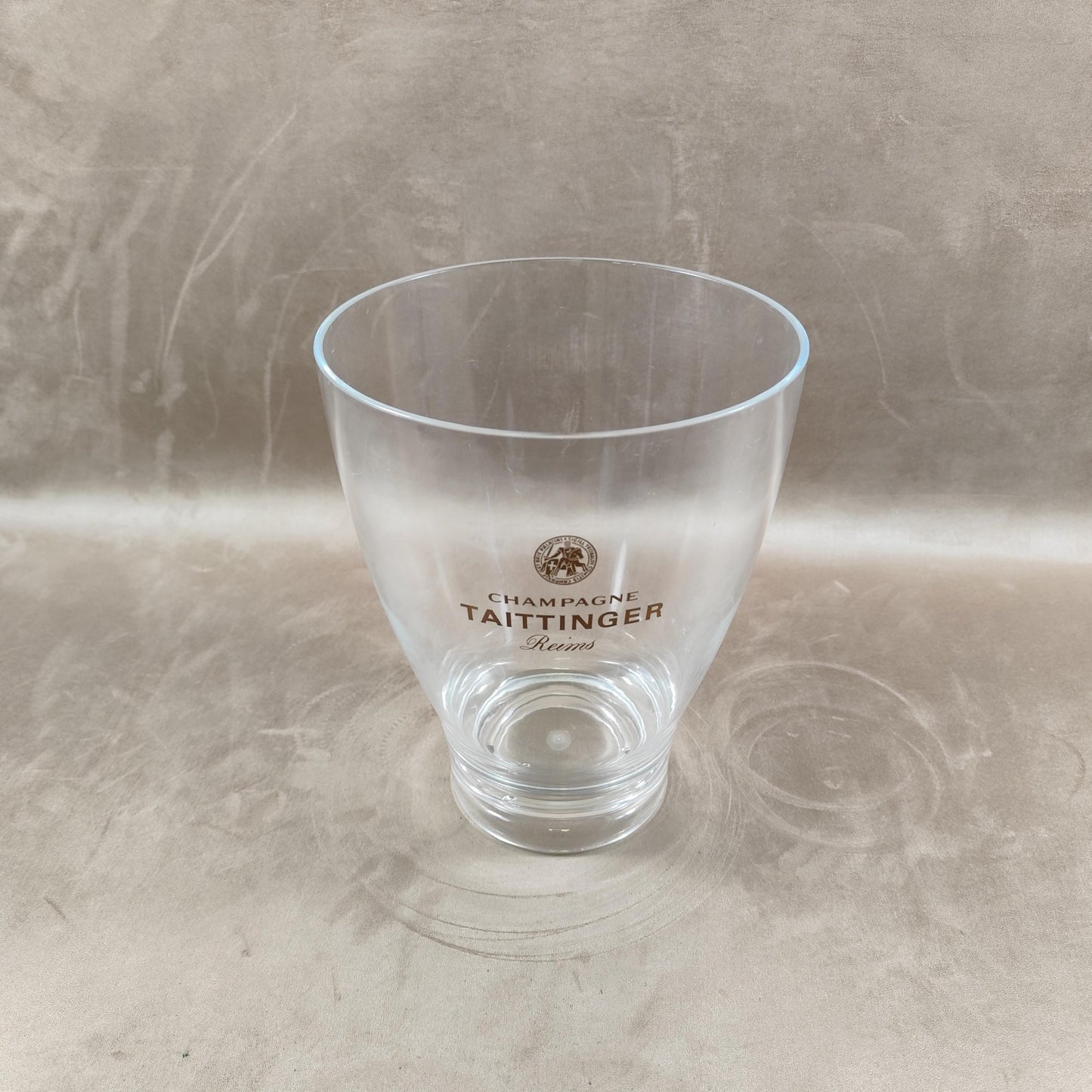 Seau à champagne Taittinger vintage en plastique Reims seau à glace rétro