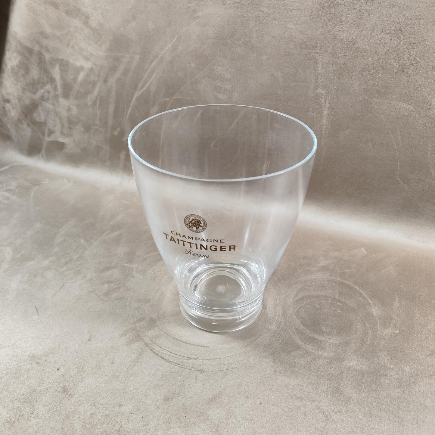 Seau à champagne Taittinger vintage en plastique Reims seau à glace rétro