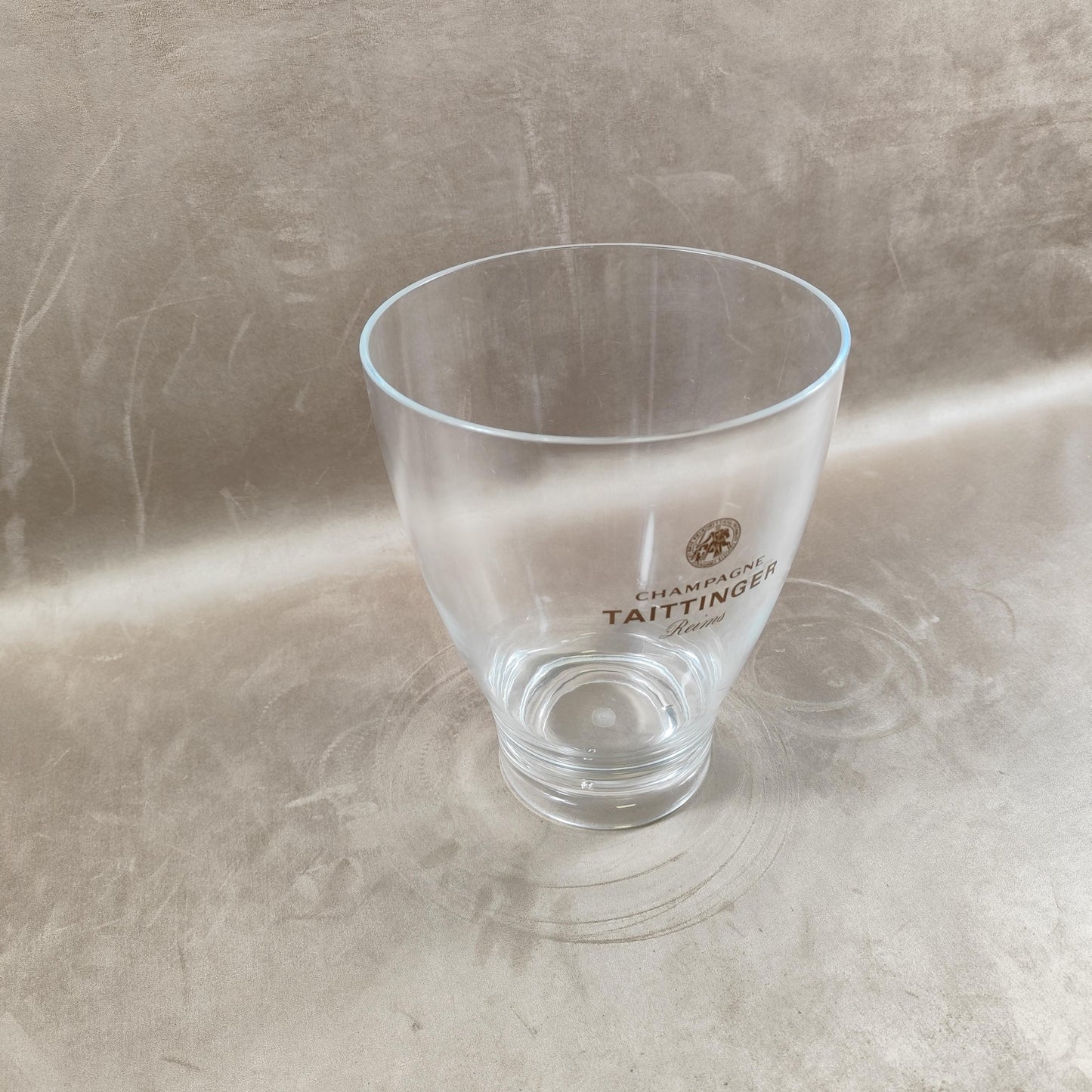 Seau à champagne Taittinger vintage en plastique Reims seau à glace rétro