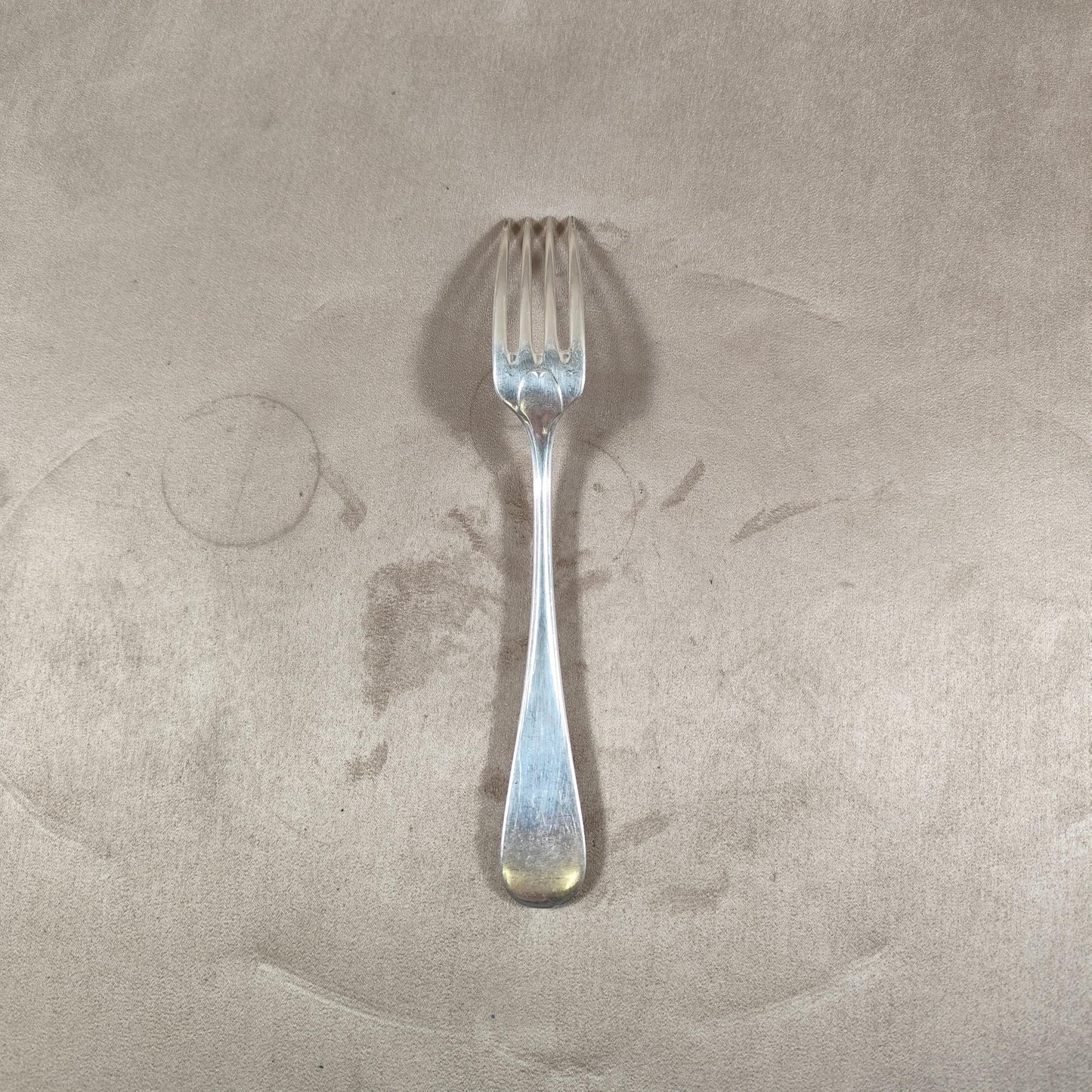 Fourchette CHRISTOFLE en métal argenté  Modèle ancien 21 cm  Art de la table vintage  Couvert argenté élégant  France