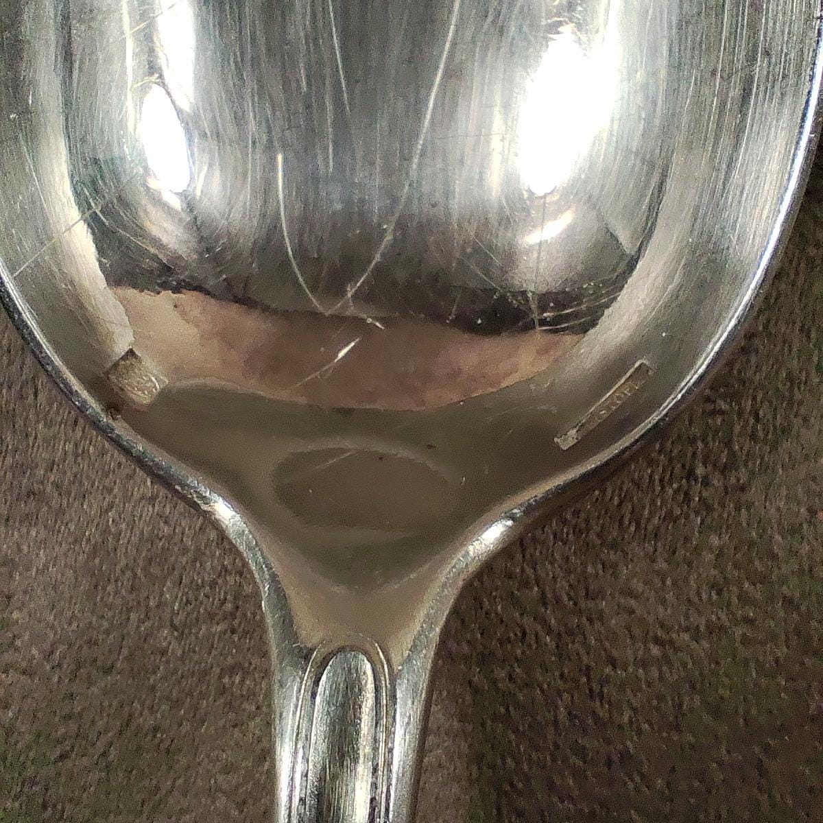 Ensemble de 5 cuillères Christofle en métal argenté Modèle Uniplat Made in France