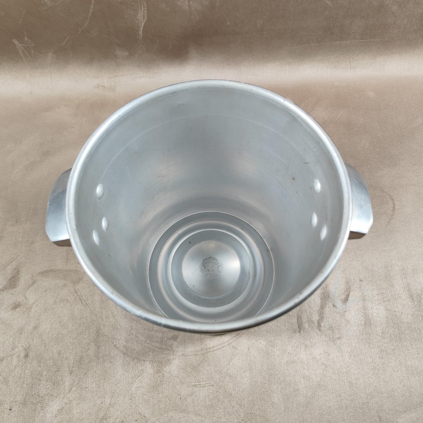 Seau à champagne Victor Clicquot en aluminium Reims Vintage