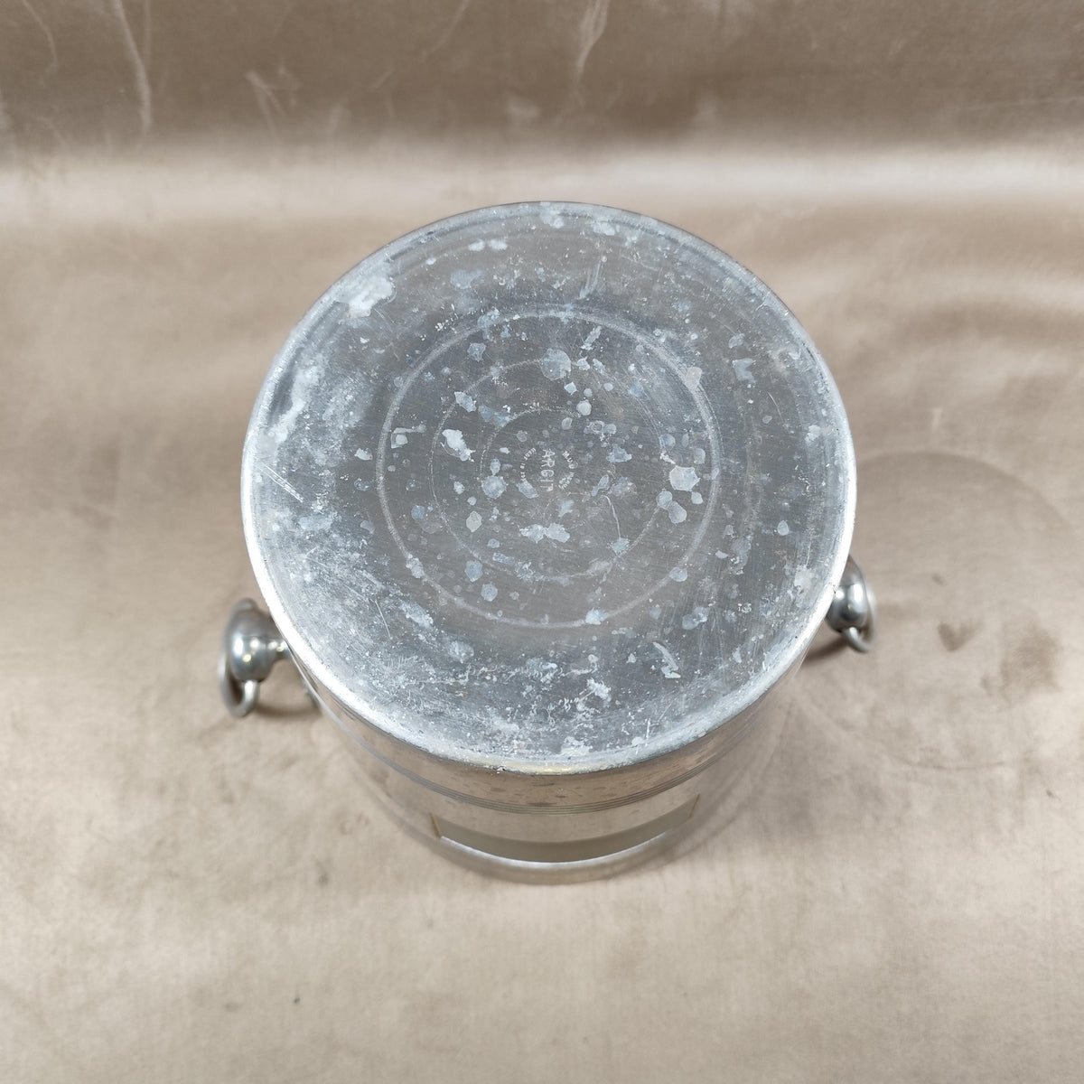 Seau à champagne Laurent Perrier en aluminium Vintage Reims 1960