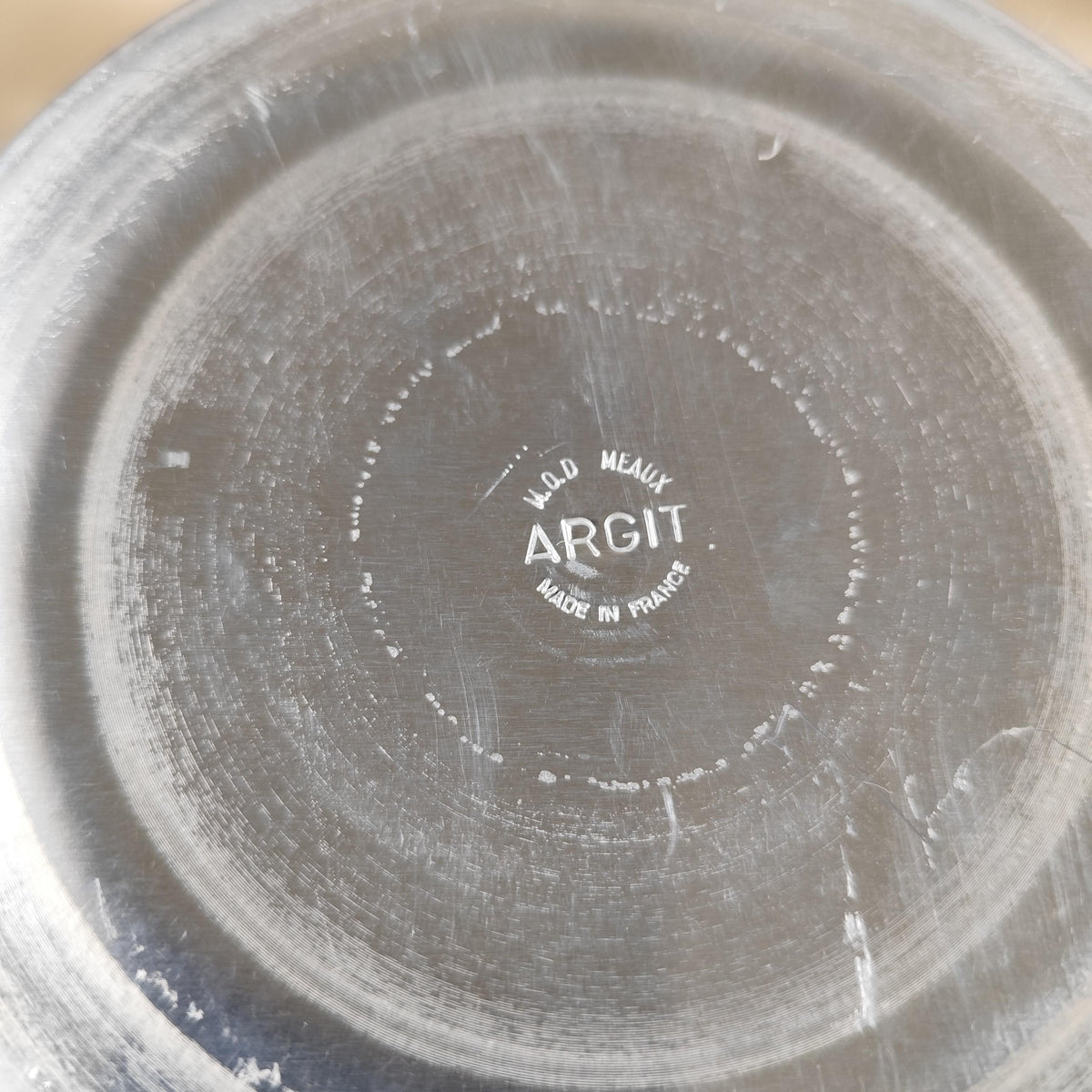 Seau à champagne Laurent-Perrier en métal argenté Modèle Argit Vintage