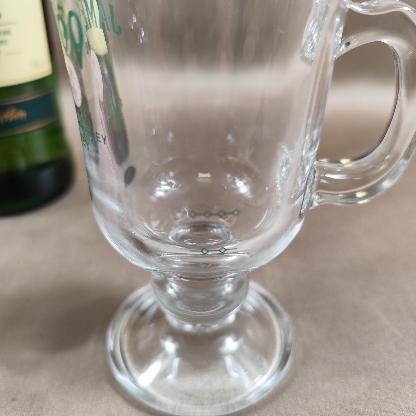 Lot de 2 verres à Irish Coffee Jameson Verres publicitaires whisky Vintage