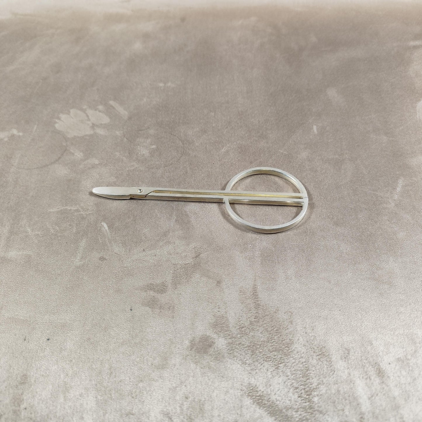 Ciseaux à raisins en métal argenté Christofle Design Lino Sabattini Vintage années 1970