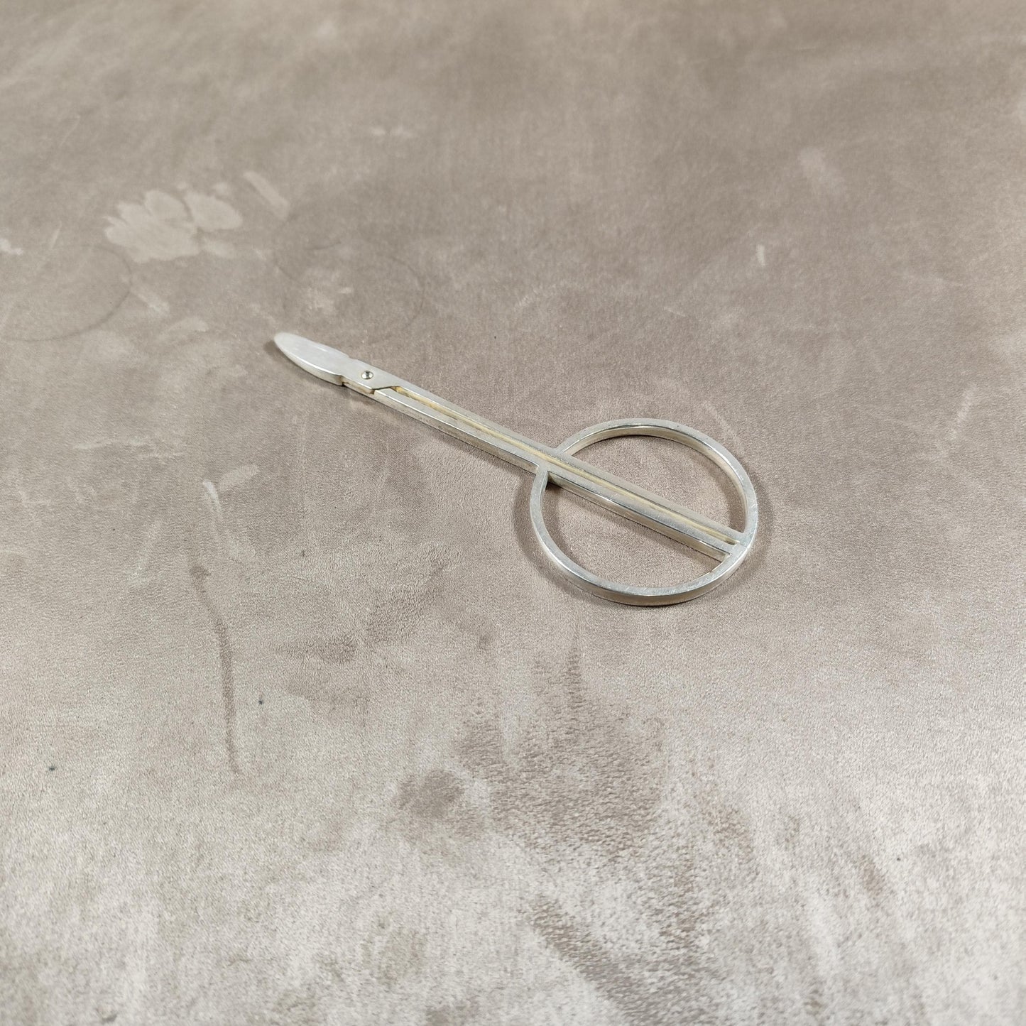 Ciseaux à raisins en métal argenté Christofle Design Lino Sabattini Vintage années 1970