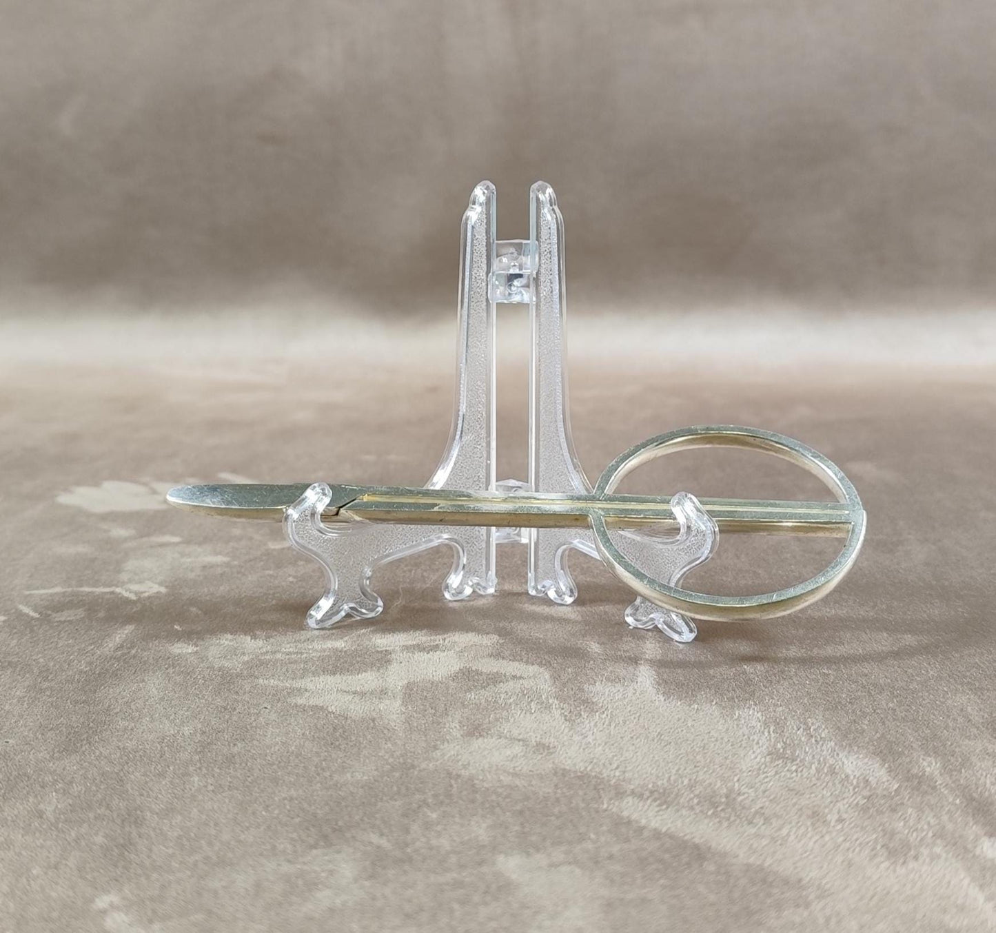 Ciseaux à raisins en métal argenté Christofle Design Lino Sabattini Vintage années 1970