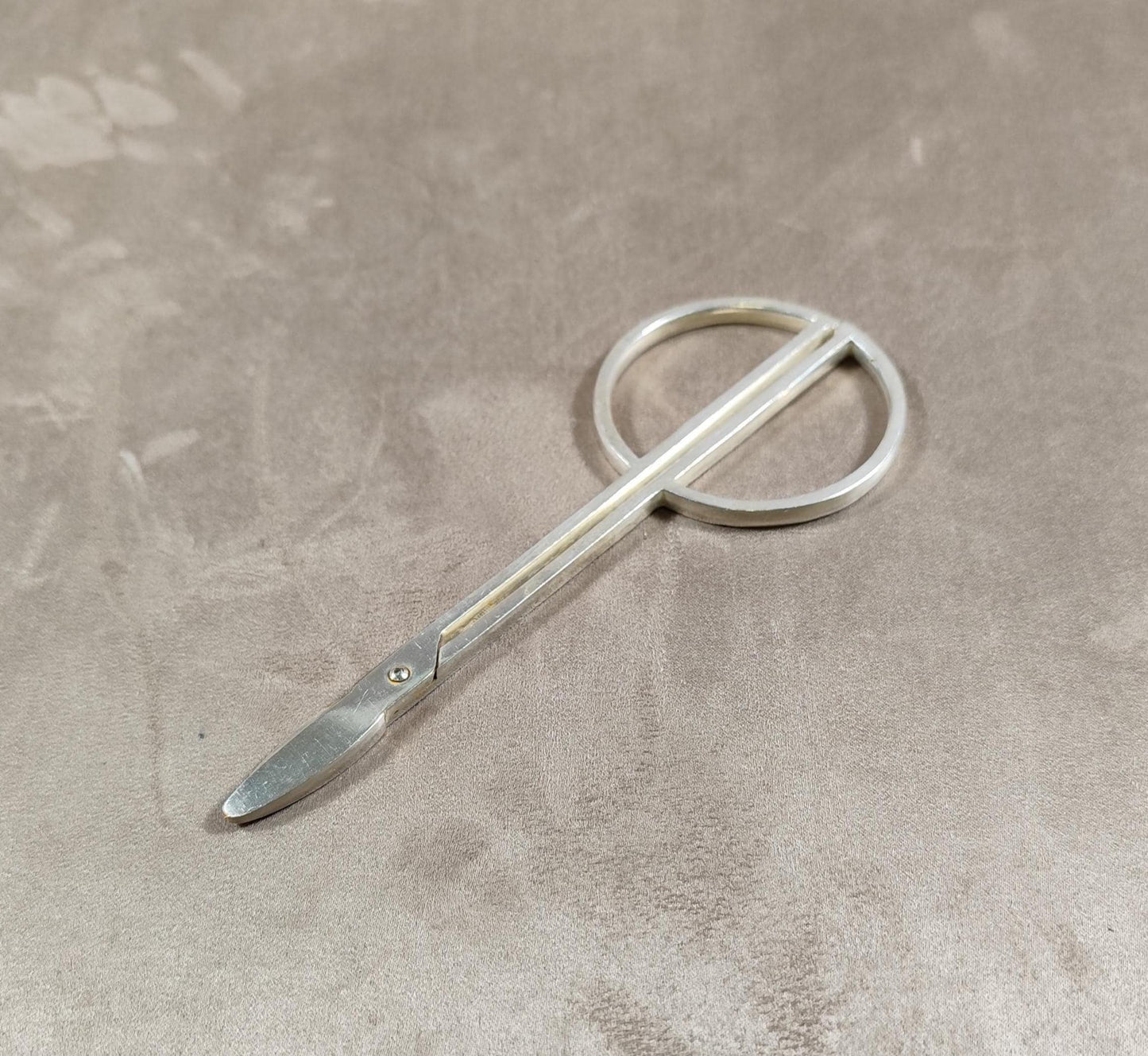 Ciseaux à raisins en métal argenté Christofle Design Lino Sabattini Vintage années 1970