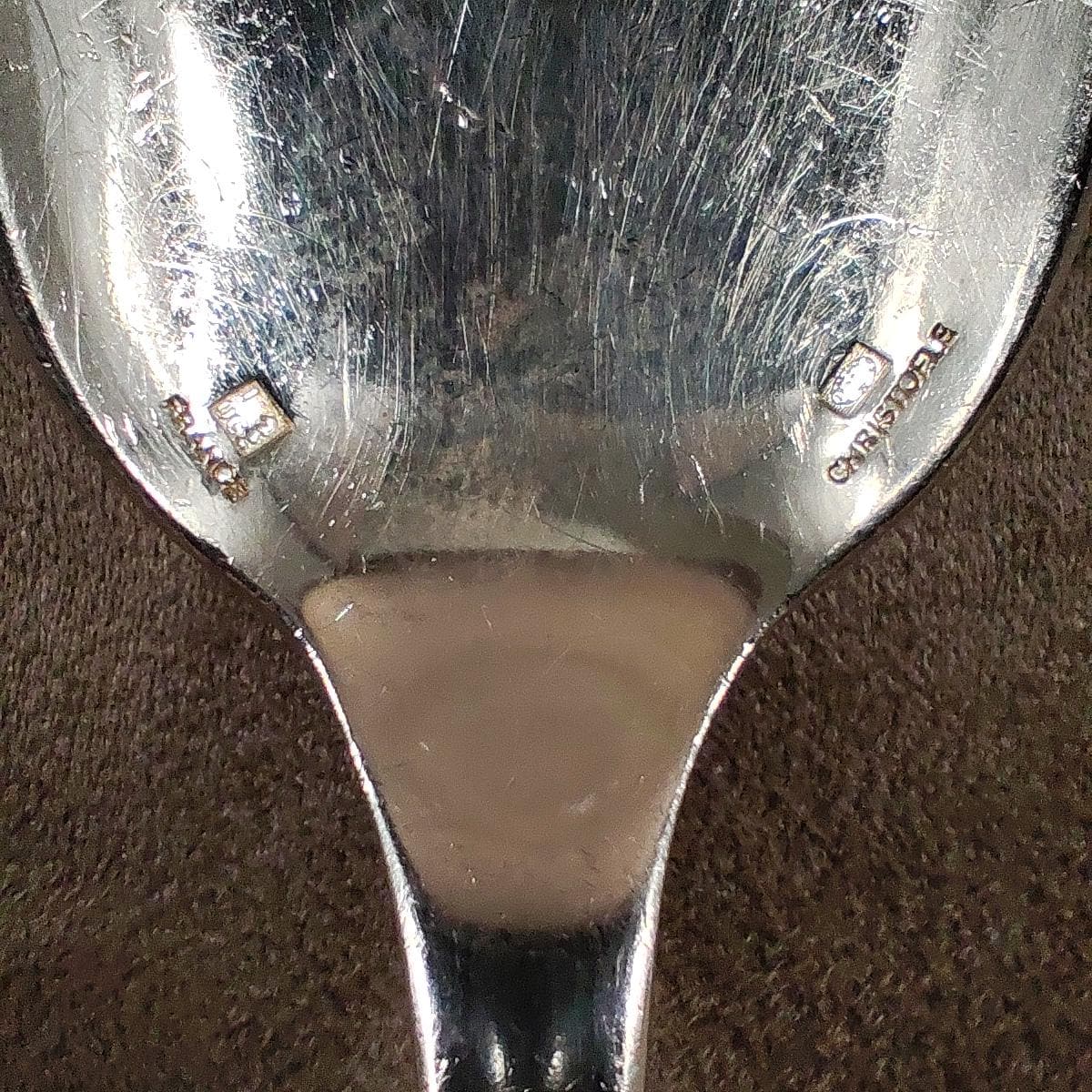 Ensemble de 6 cuillères Christofle vintage  Métal argenté - Modèle Uniplat