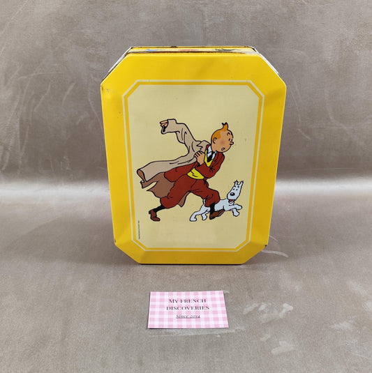 Boîte métallique Tintin Delacre édition limitée Hergé Collection vintage