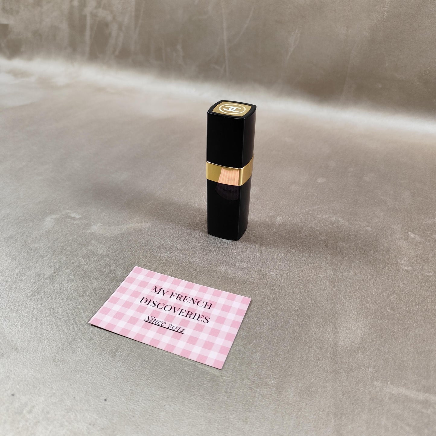 Étui de parfum rechargeable Chanel N5 Vaporisateur 15 ml Noir et or Vintage