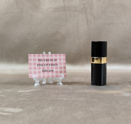 Étui de parfum rechargeable Chanel N5 Vaporisateur 15 ml Noir et or Vintage