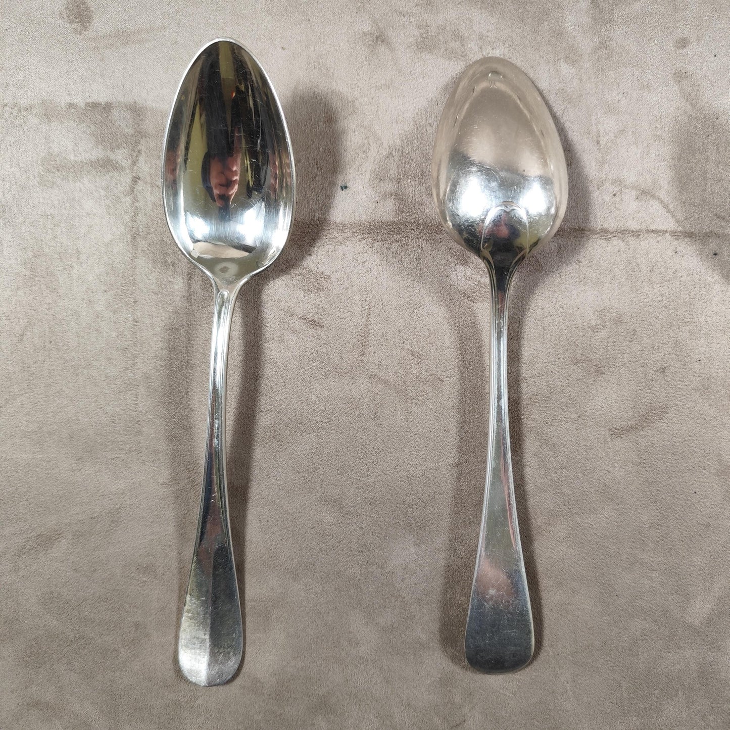 Lot de 6 fourchettes et 6 cuillères Christofle modèle Hôtel  Métal argenté -Vintage Made in France- Modèle Uniplat