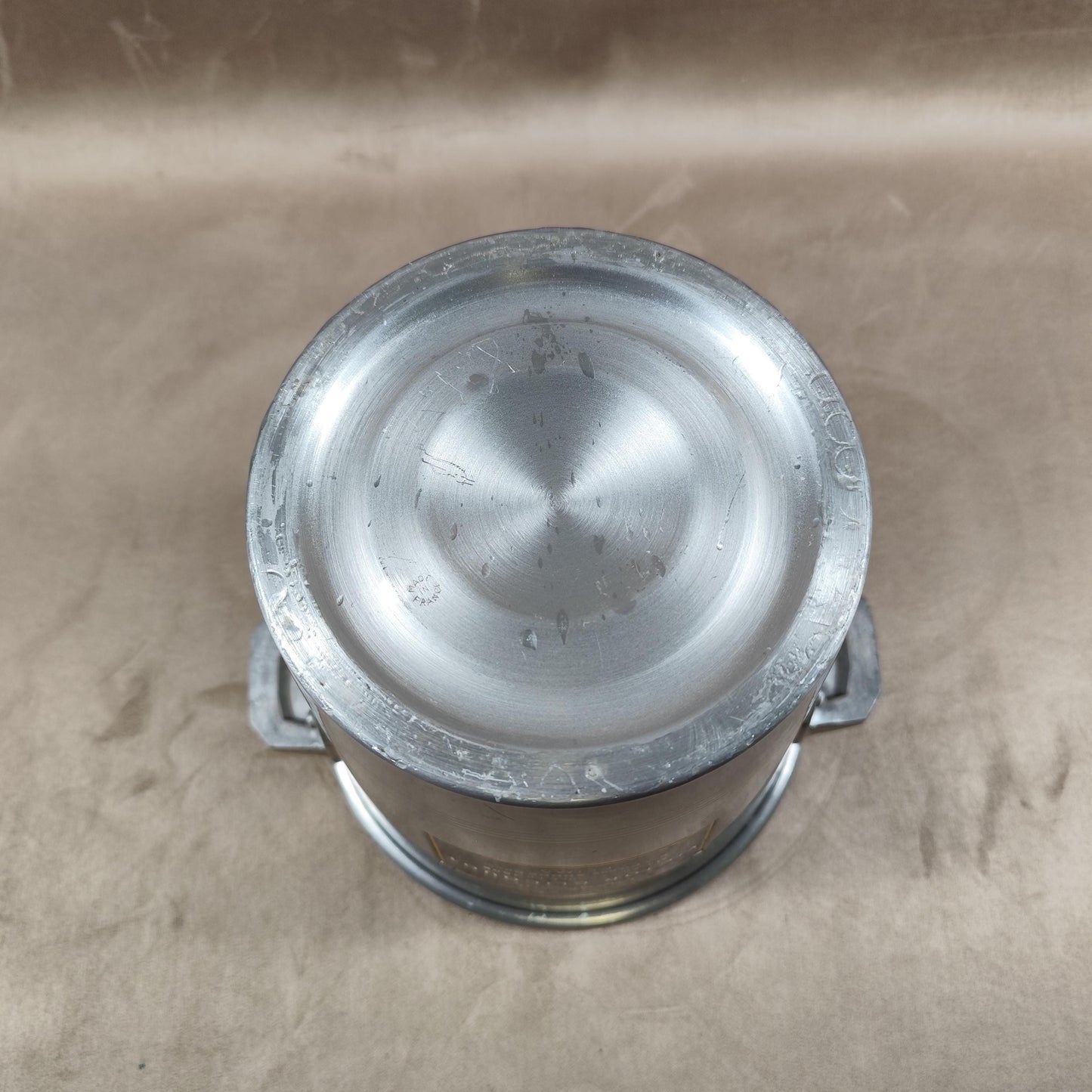 Seau à champagne Victor Clicquot en aluminium Reims Vintage