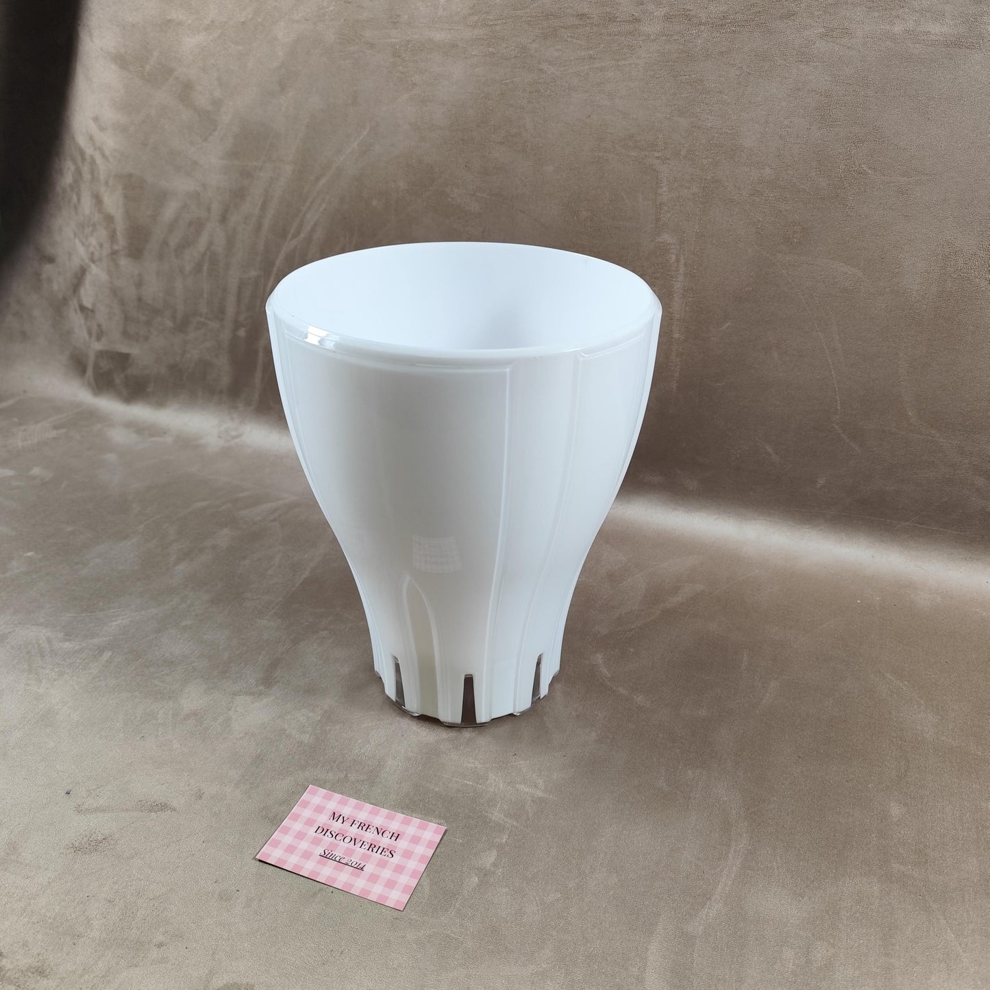 Seau à champagne Lehmann blanc en plastique Grand modèle Bar et événementiel