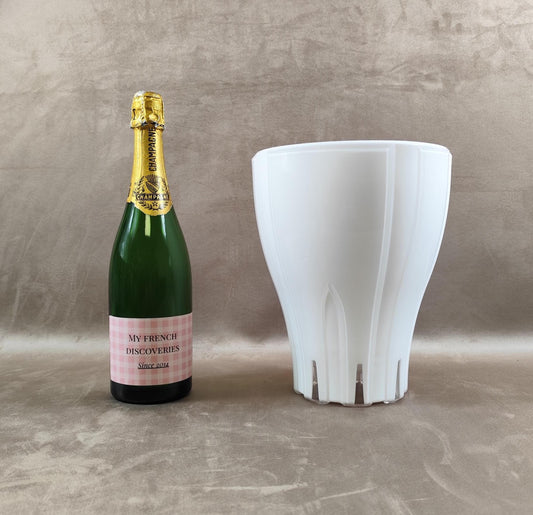 Seau à champagne Lehmann blanc en plastique Grand modèle Bar et événementiel