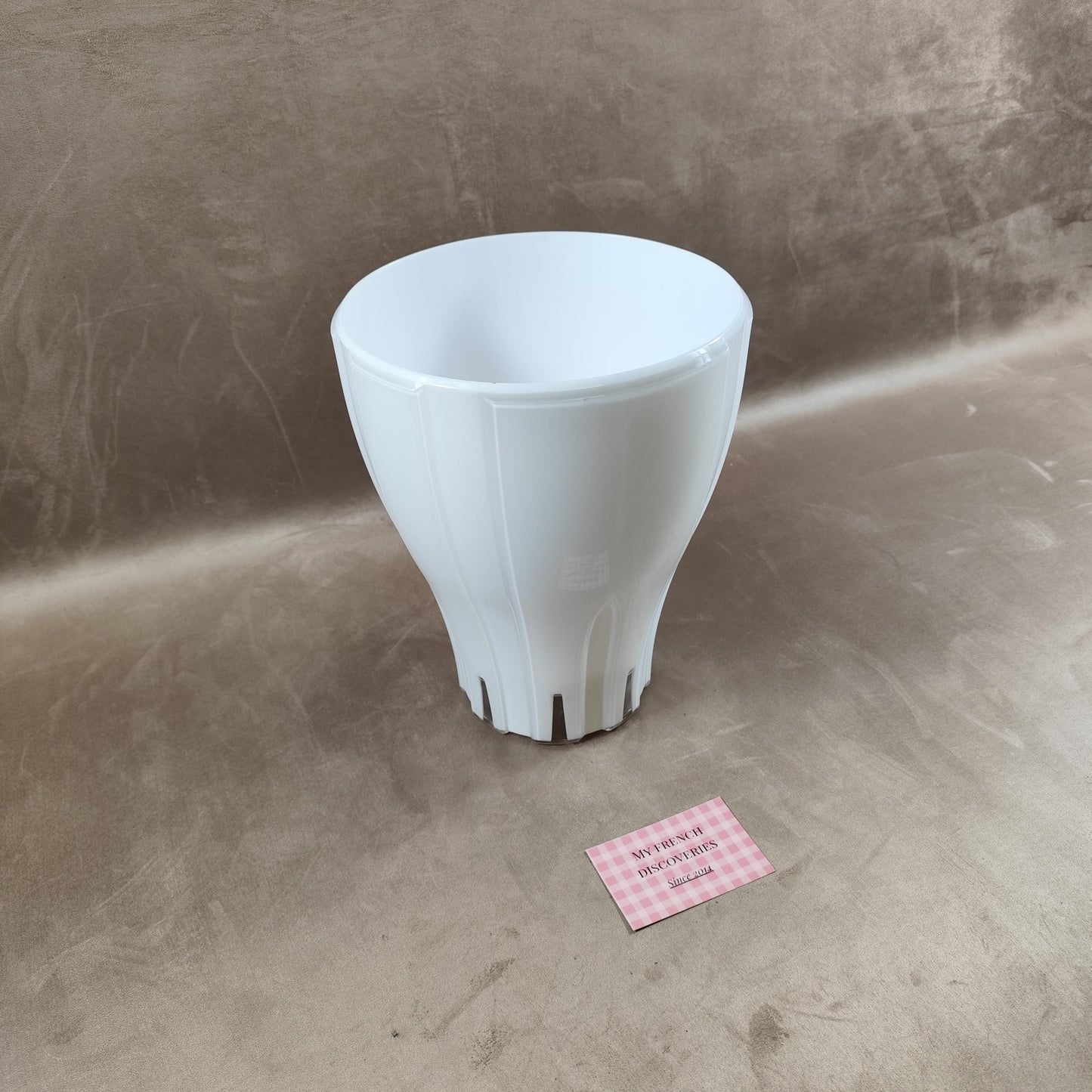 Seau à champagne Lehmann blanc en plastique Grand modèle Bar et événementiel