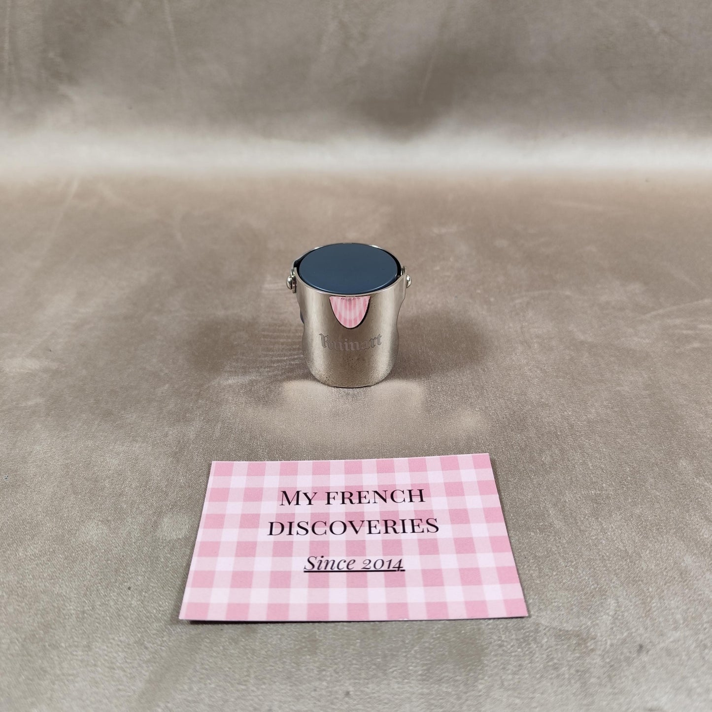 Bouchon stoppeur Ruinart en métal Champagne Accessoire bar vintage