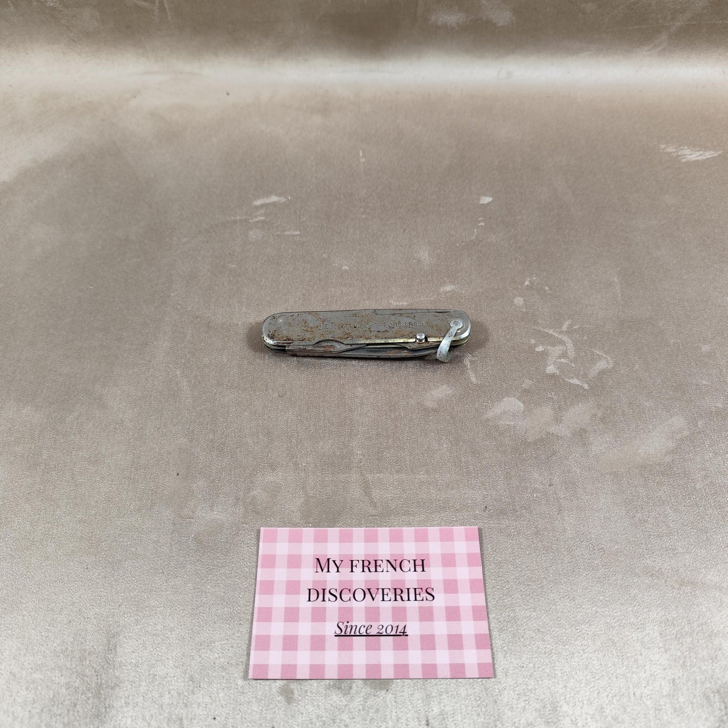 Couteau multifonction Veuve Clicquot en métal Tire-bouchon publicitaire Vintage