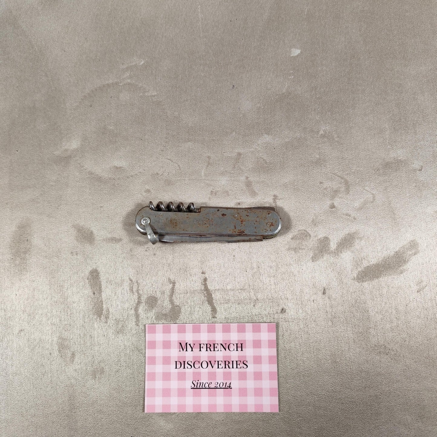 Couteau multifonction Veuve Clicquot en métal Tire-bouchon publicitaire Vintage