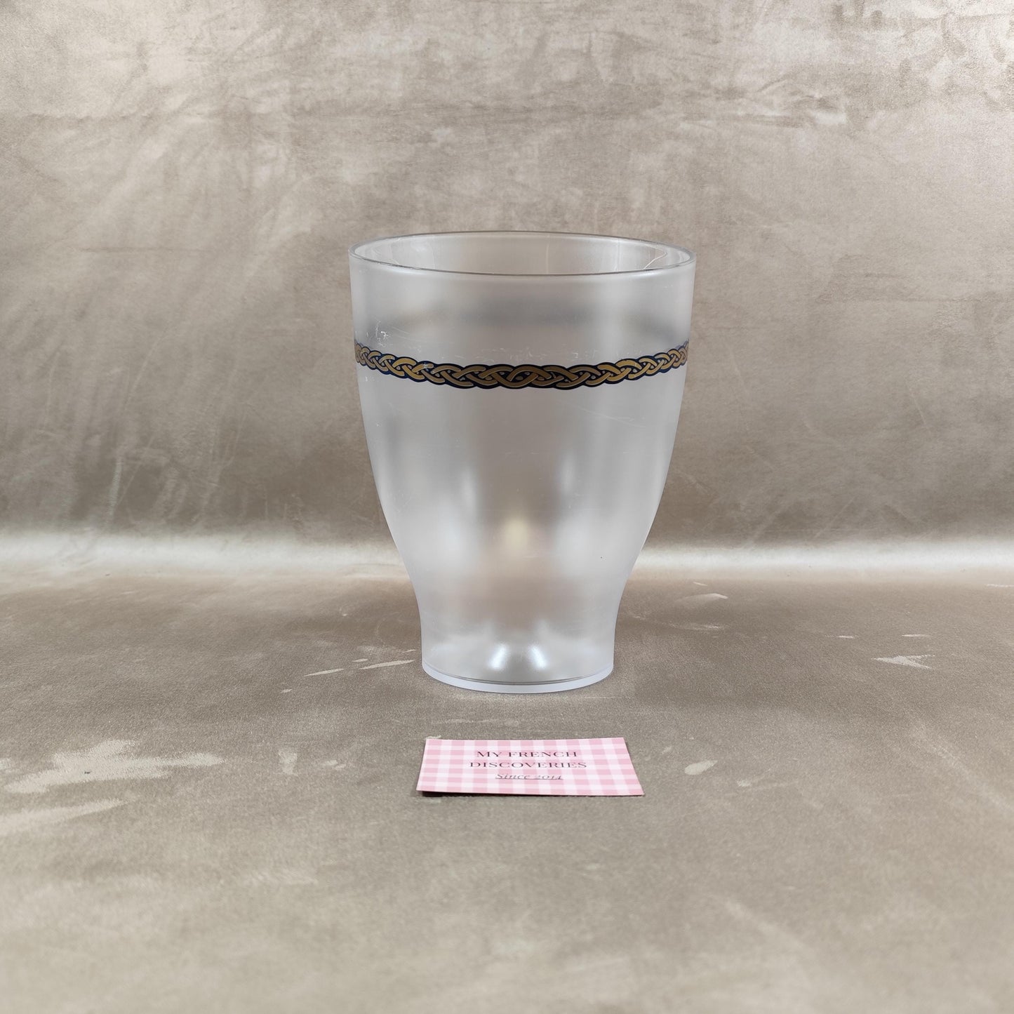 Seau à champagne Duval-Leroy en plastique givré Rafraîchisseur publicitaire Vintage